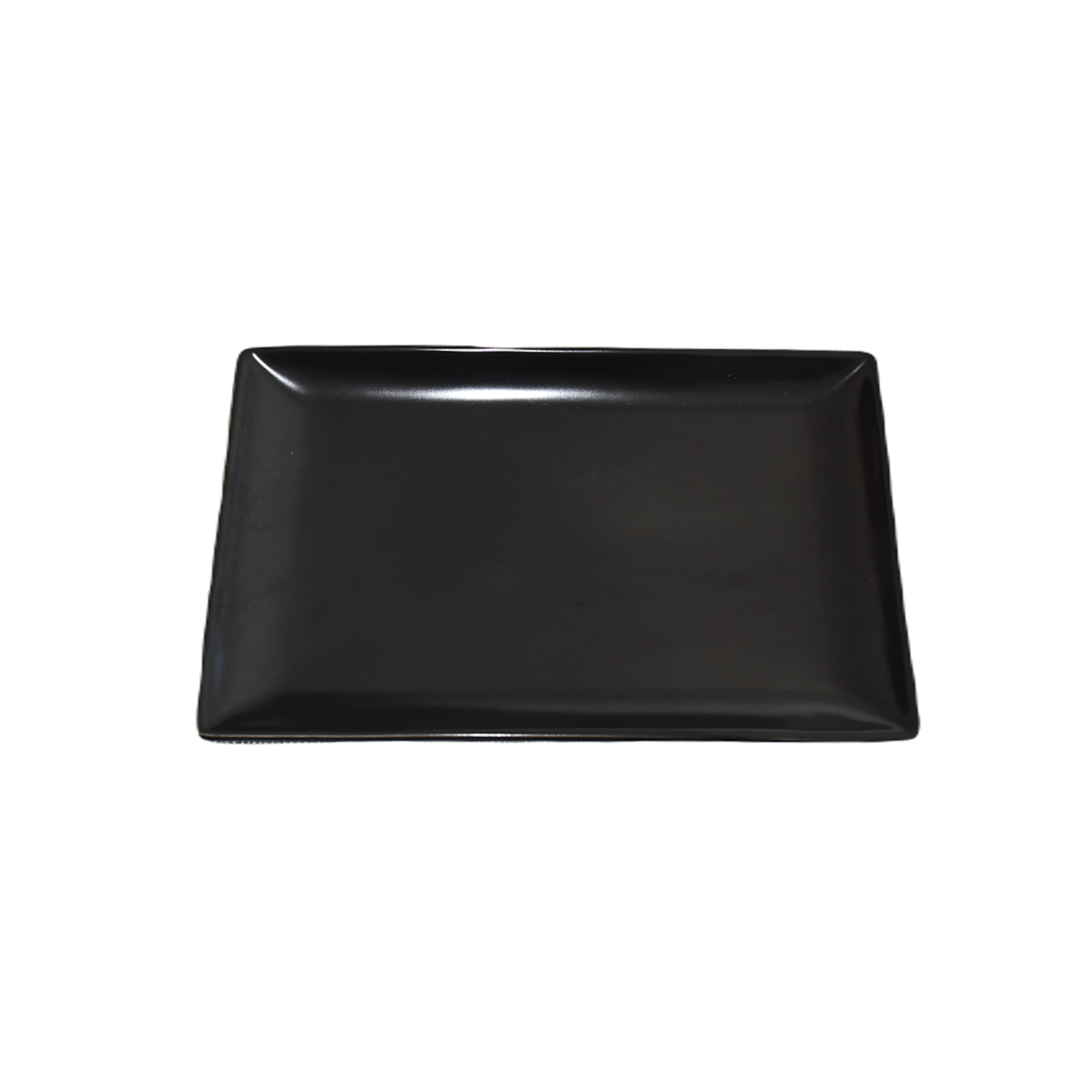 Assiette rectangulaire Noire Terra 11x6.75 po