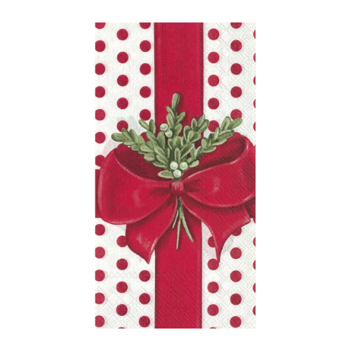 Set of 16 Christmas Gift Wrap Napkins 13x16in