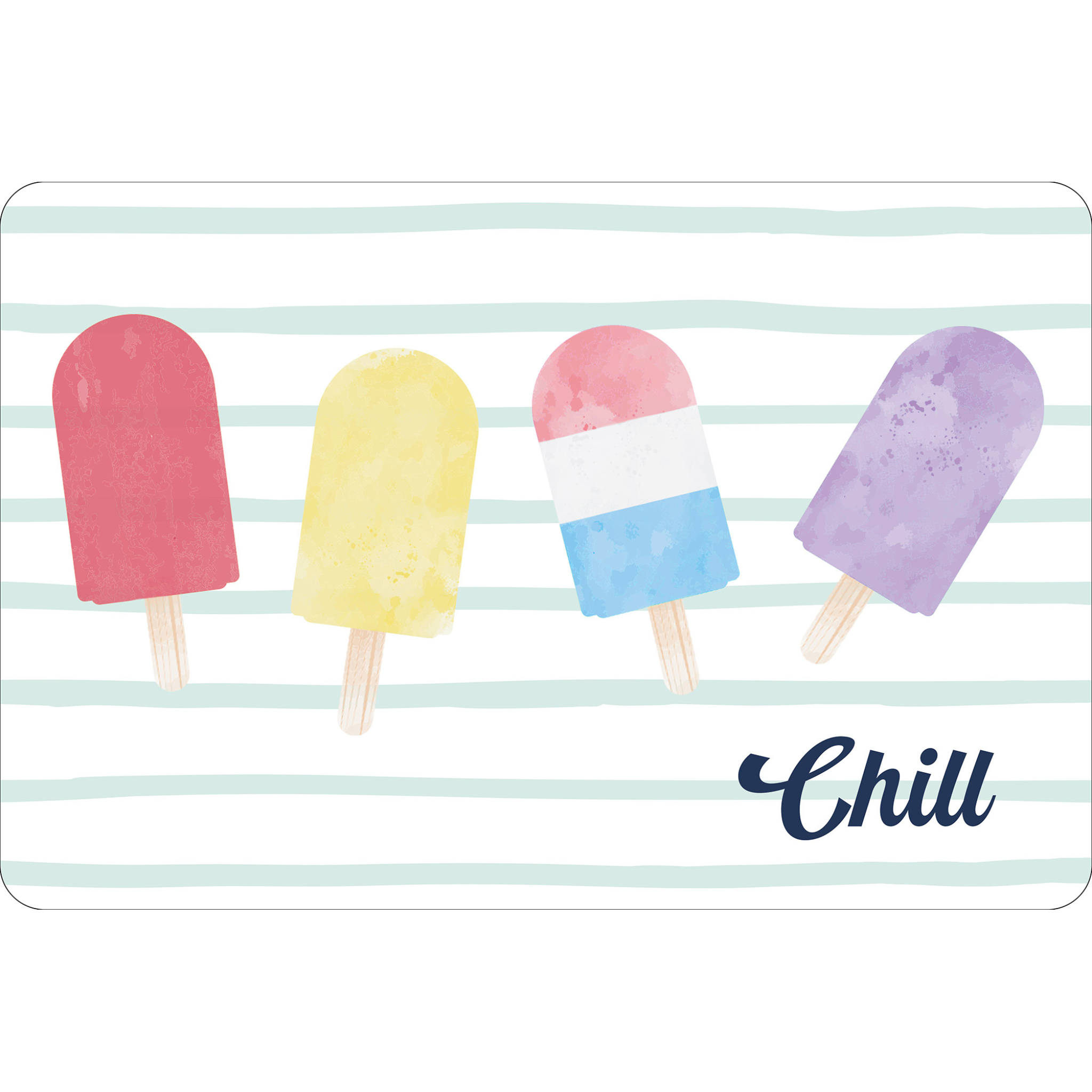 Napperon en plastique Sucettes Glacées 12x18"