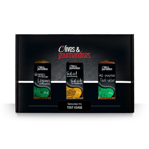 Trio d'épices Tout Usage - Olives et Gourmandises