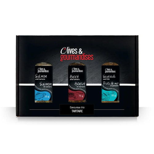 Trio d'épices Tartare - Olives et Gourmandises