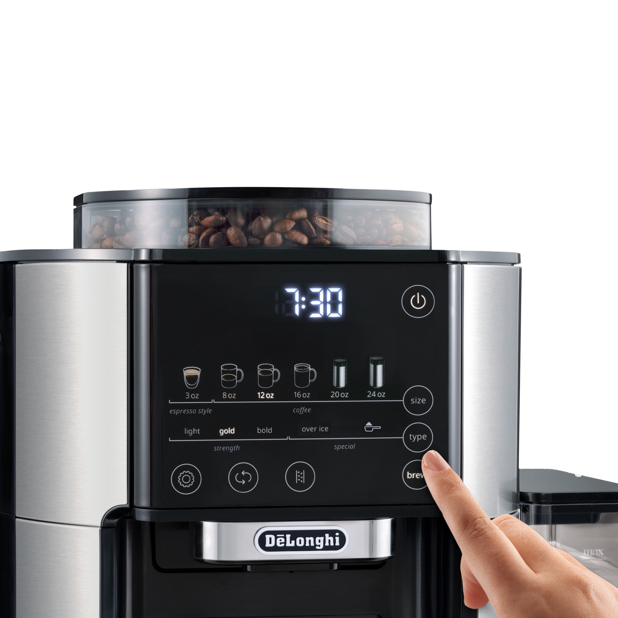 Machine à café automatique TrueBrew avec technologie Bean Extract – De’Longhi De'Longhi