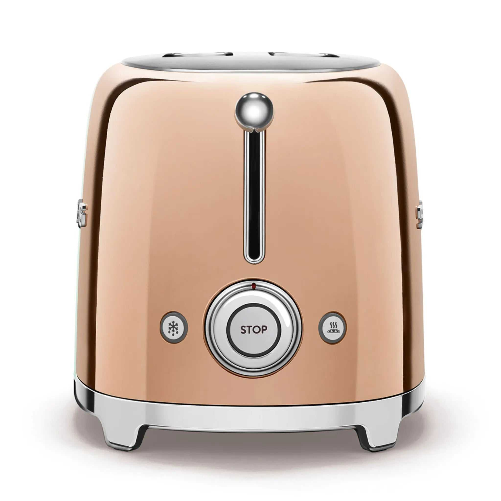 Grille-pain Deluxe 2 tranches Rose Doré - Smeg Smeg