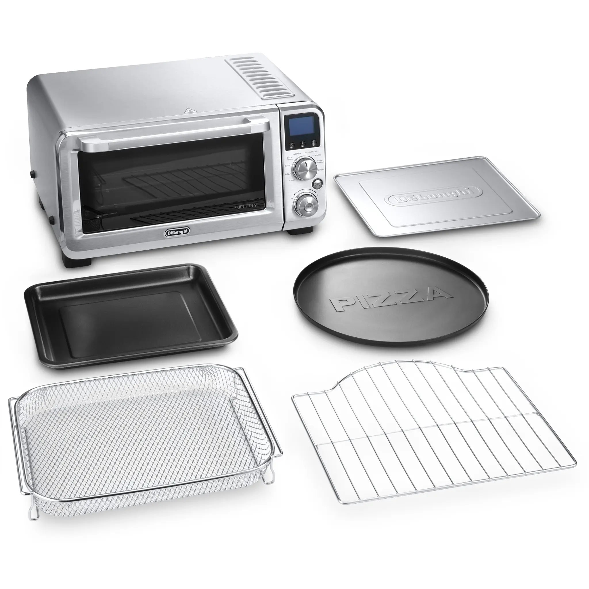 Four à convection Livenza Air Fry Oven 14 L De’Longhi compact avec 9 fonctions préréglées et cuisson saine à air chaud