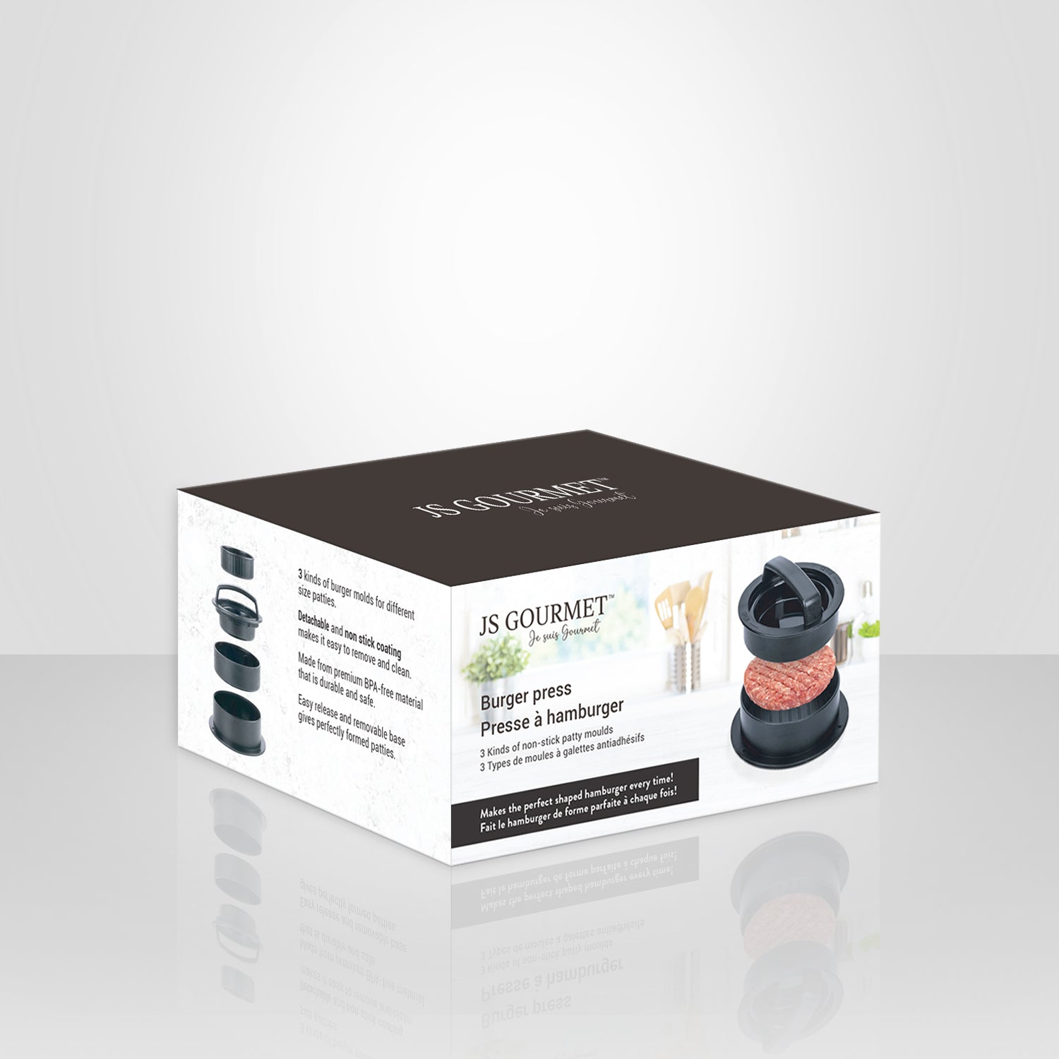 Presse à hamburger 3 en 1