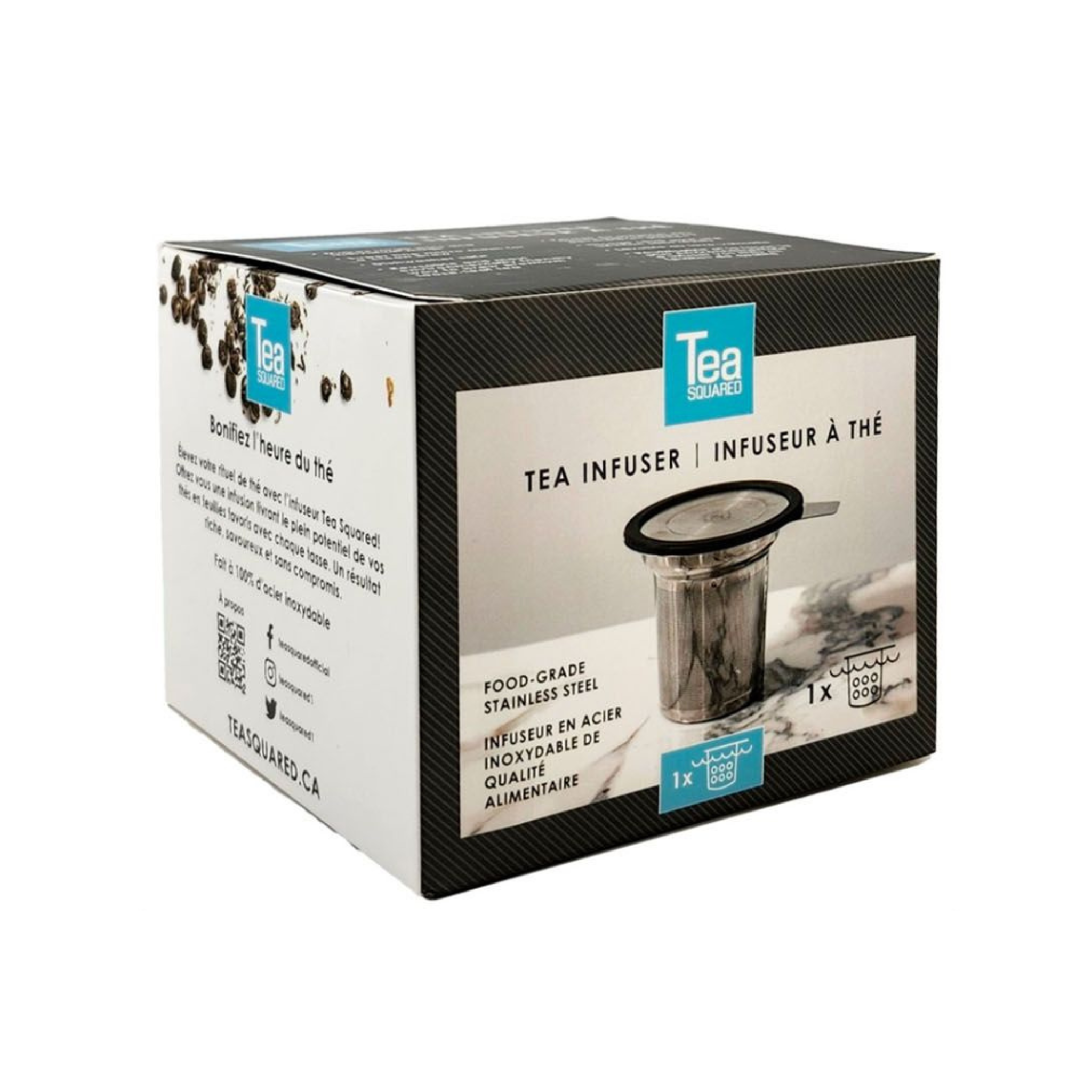 Infuseur à thé en acier inoxydable - Tea Squared