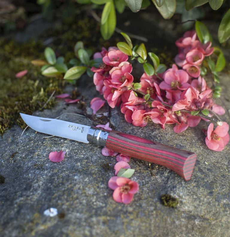 Couteau pliable Colorama Rouge No 08 - Opinel