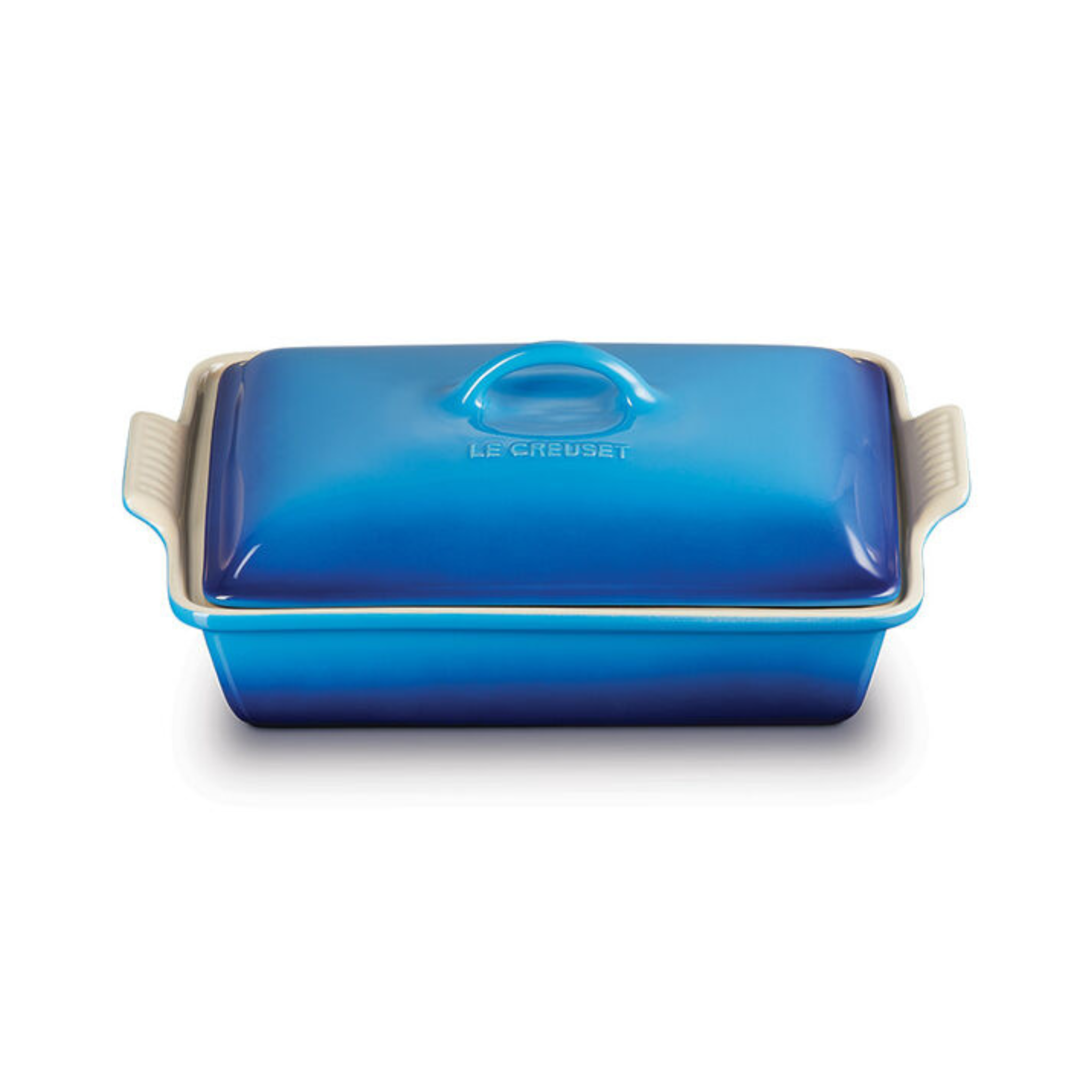 Rectangular dish with lid, Cornflower Blue, 3.8L - Le Creuset