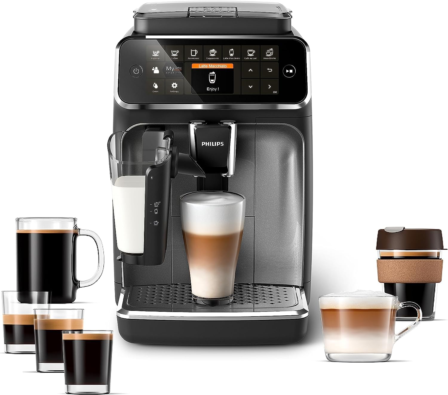 Revue : la machine à café Philips LatteGo (série 4300) - Le Blog de Néroli