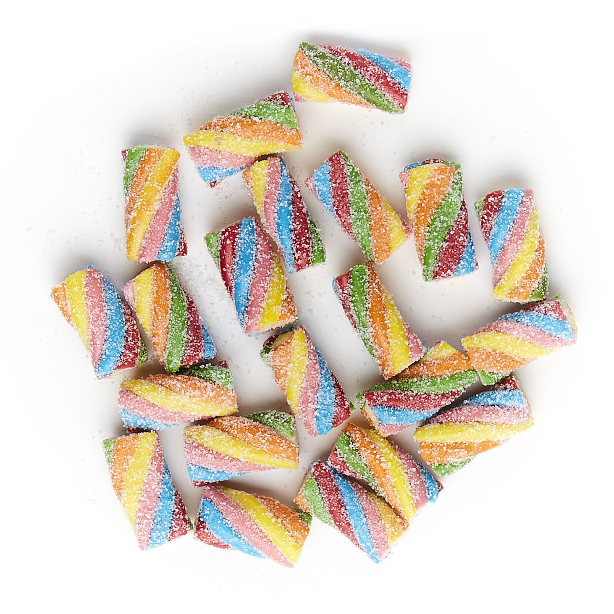 Bonbons twist sûres arc-en-ciel 1 kg