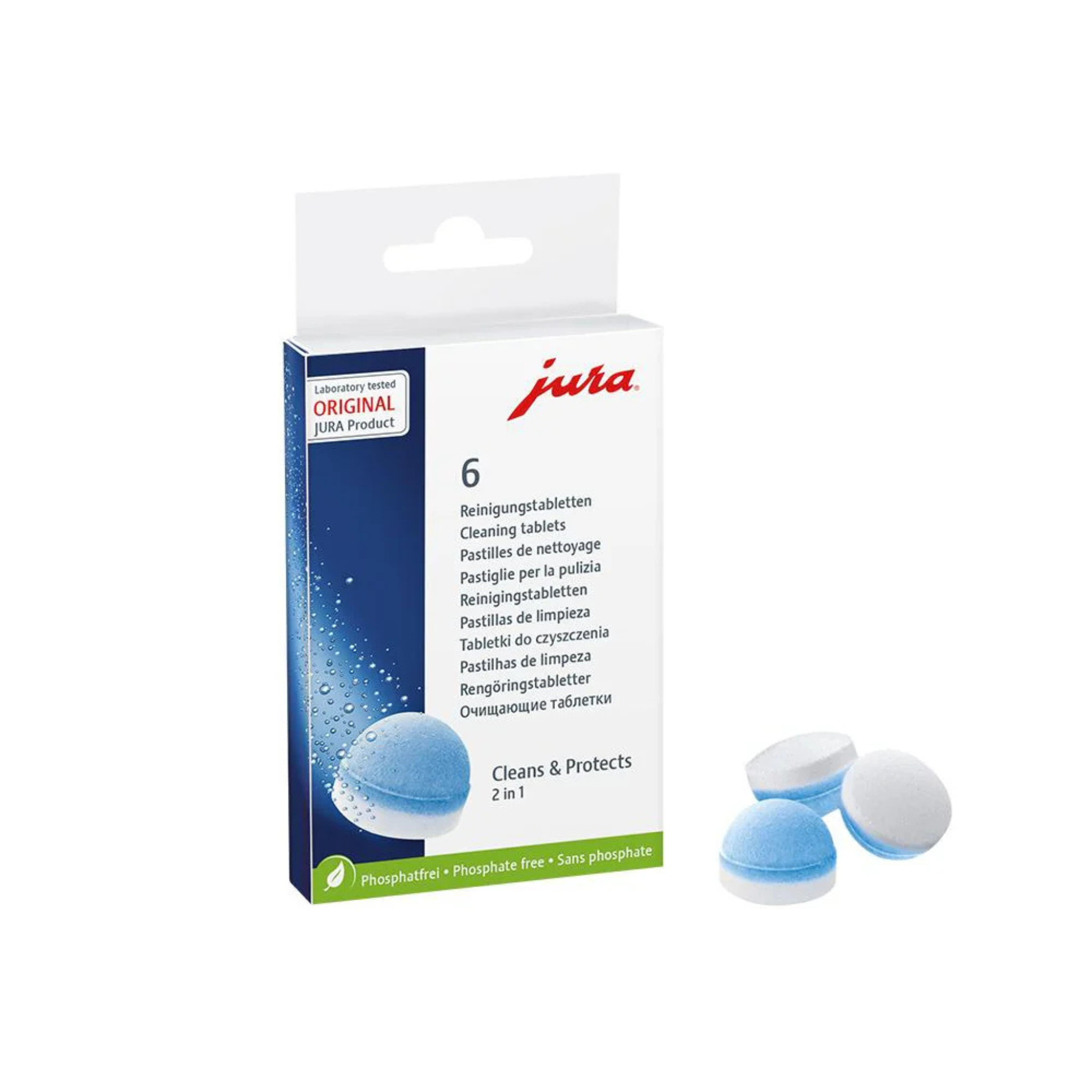 Ensemble de 6 pastilles de nettoyage - Jura