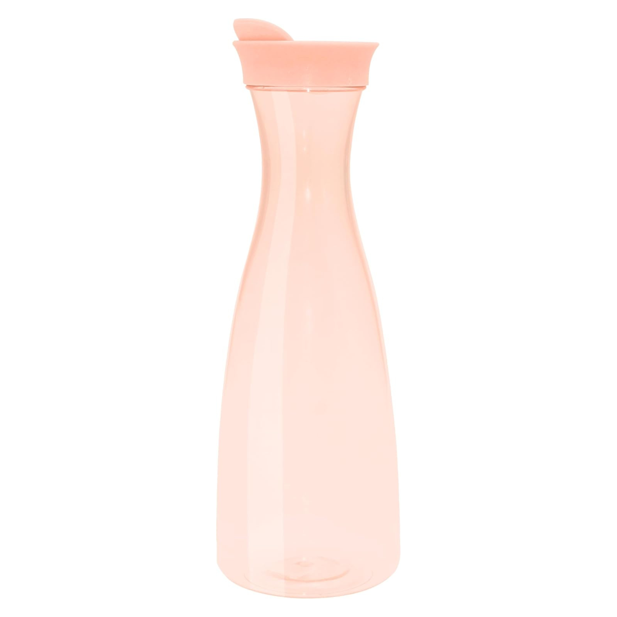 Carafe en plastique avec couvercle à rabat Rose 1.6L - Oggi
