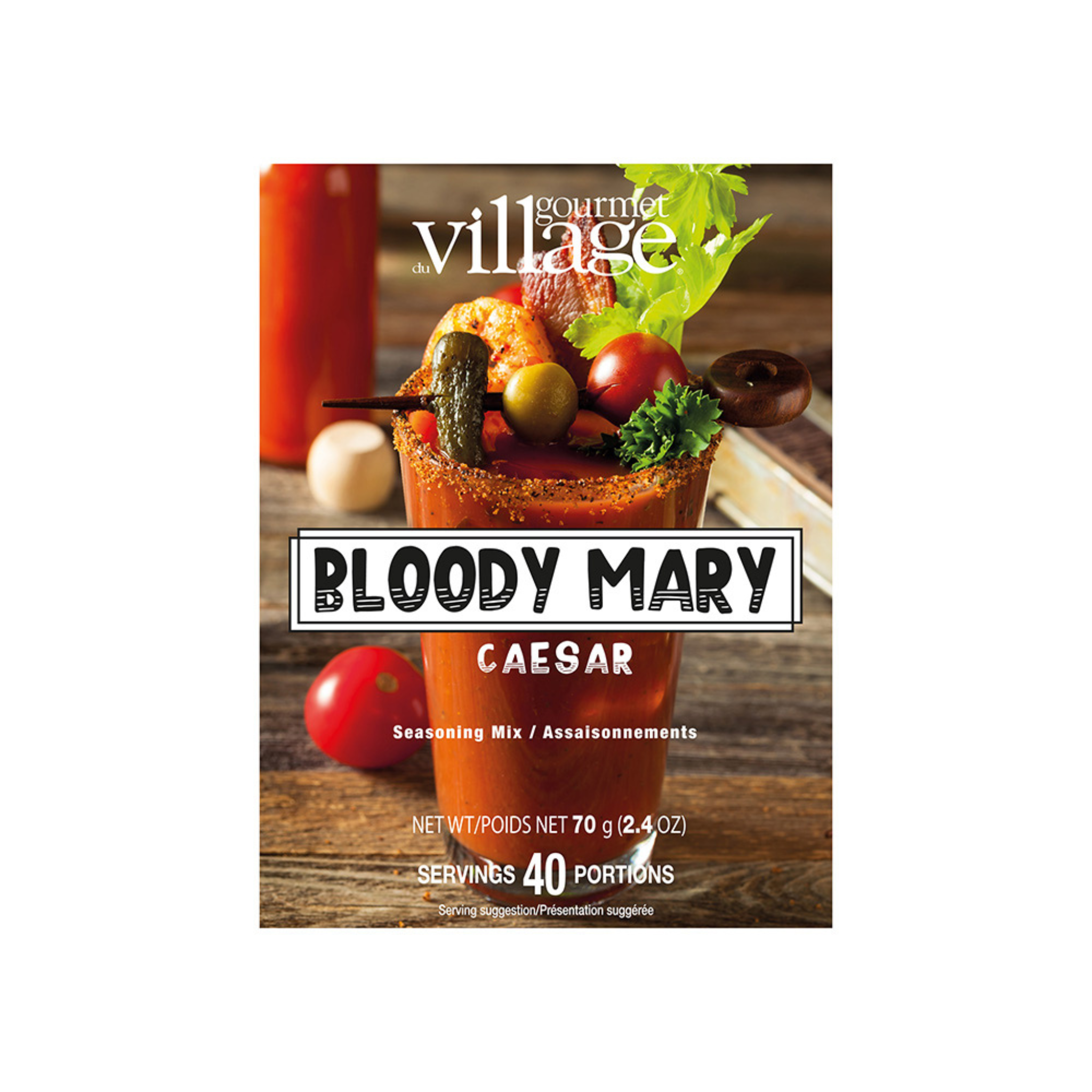 Mélange d’assaisonnement Bloody Mary / Caesar 70g - Gourmet du Village
