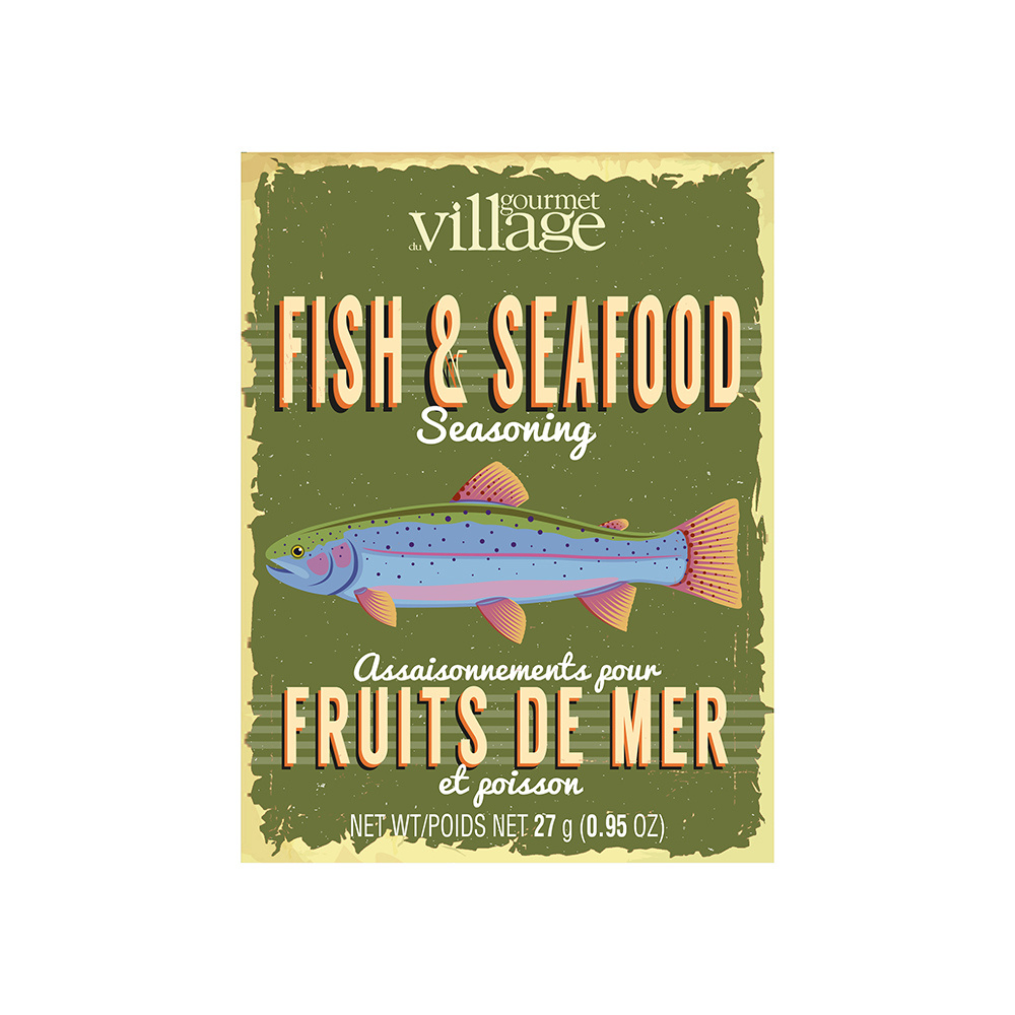Assaisonnement pour fruits de mer et poisson 27 g - Gourmet du Village
