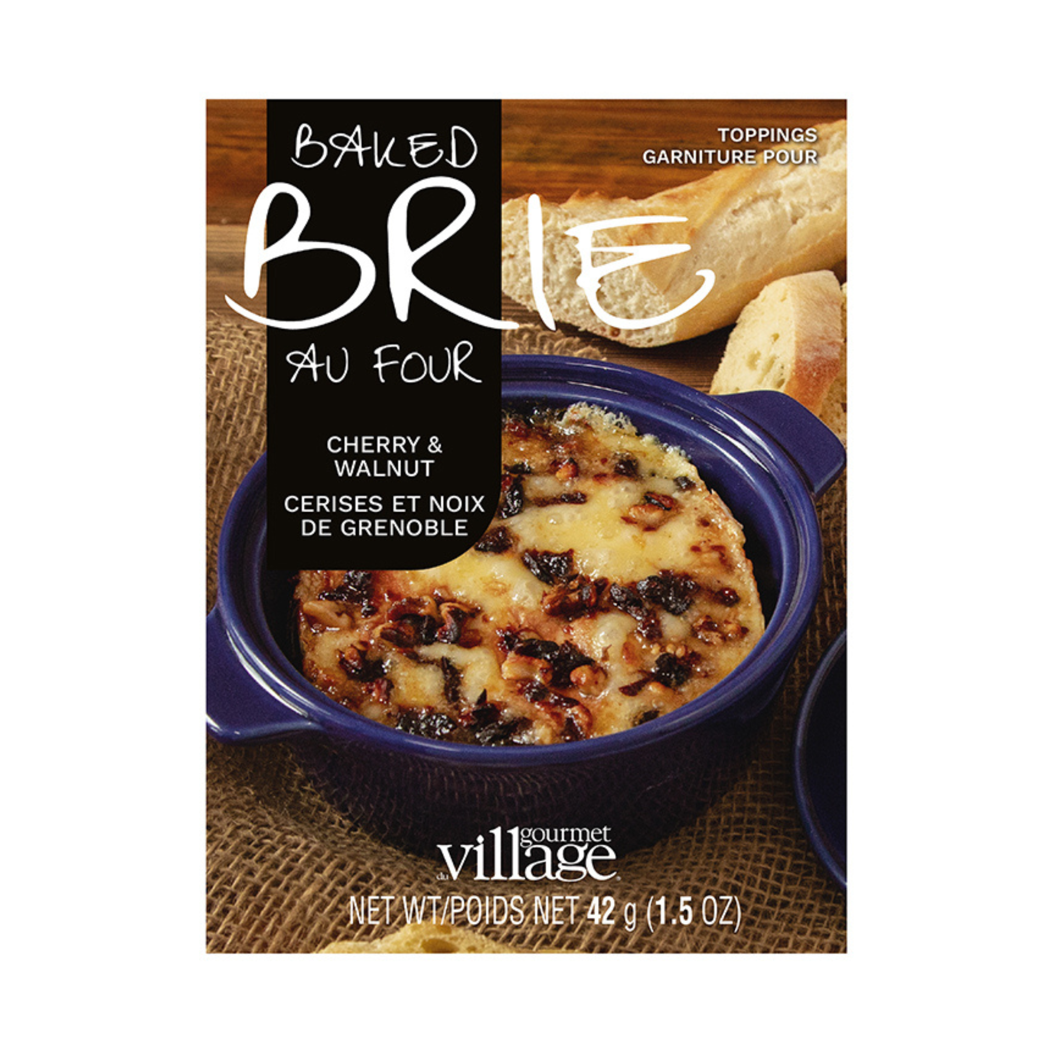 Garniture pour brie cerises et noix de grenoble 42g - Gourmet du village