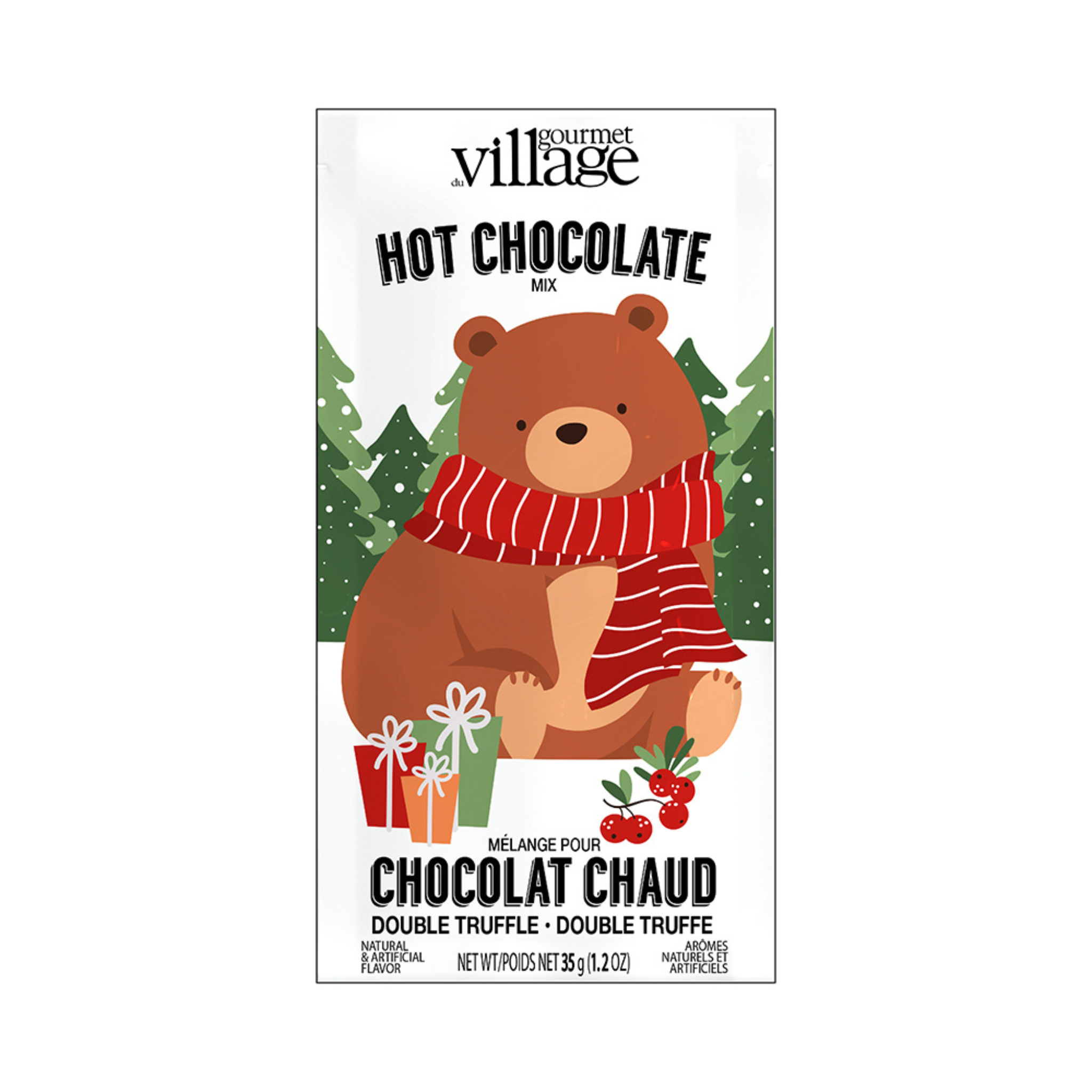 Chocolat chaud Ours Festif 35g - Gourmet du village
