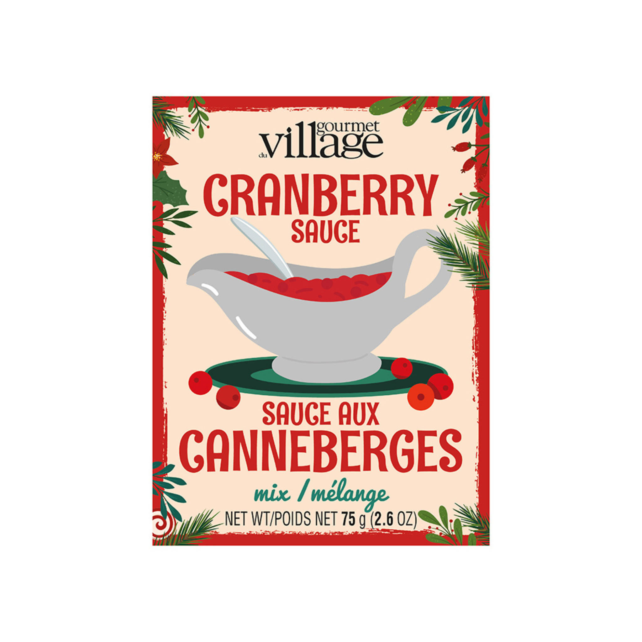 Sauce aux canneberges 75g - Gourmet du village