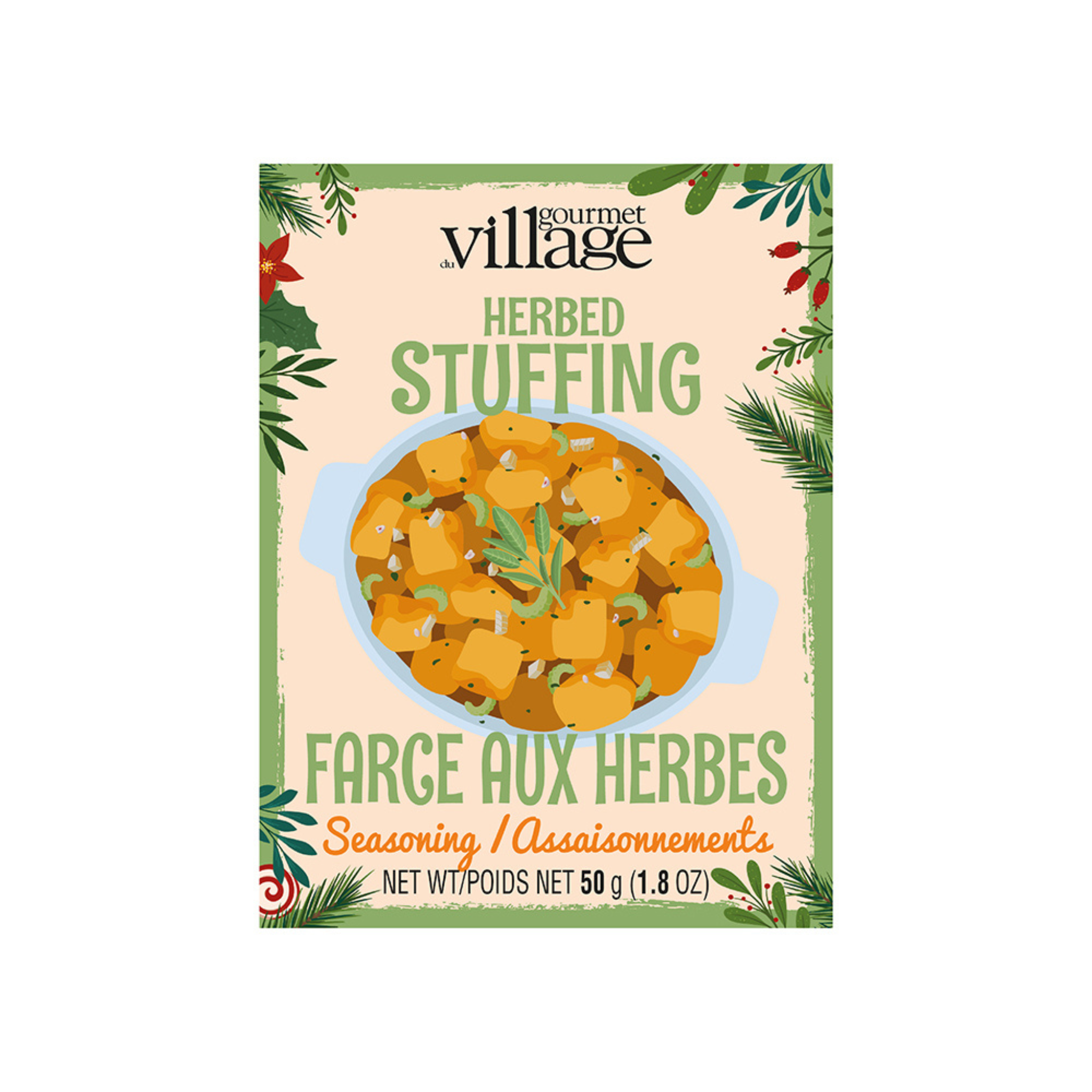 Assaisonnements pour farce aux herbes 50g - Gourmet du village