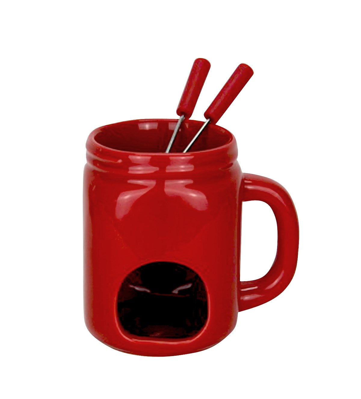 Tasse pour service à fondue Rouge