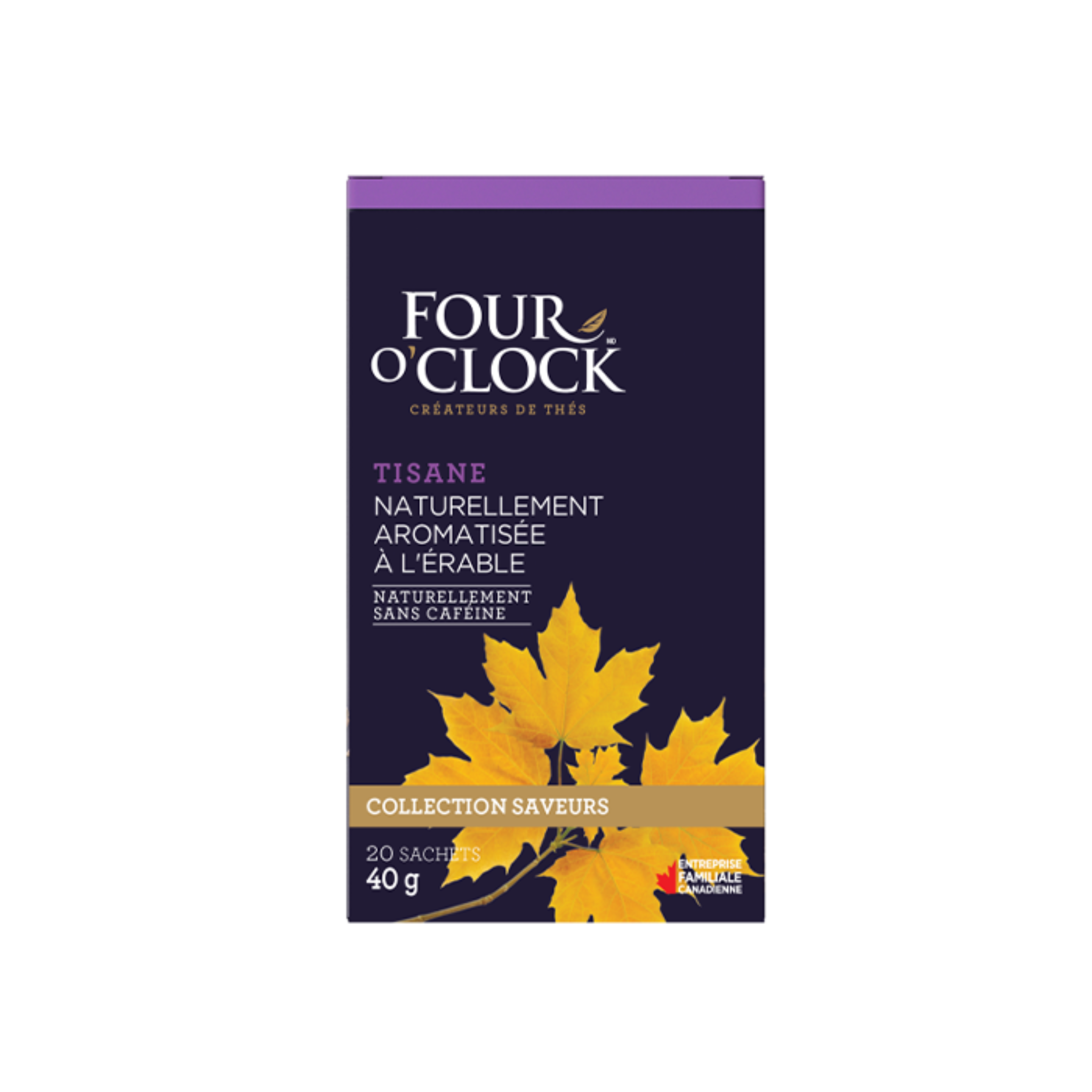Ensemble de 20 sachets de tisane à l'érable - Four O'Clock