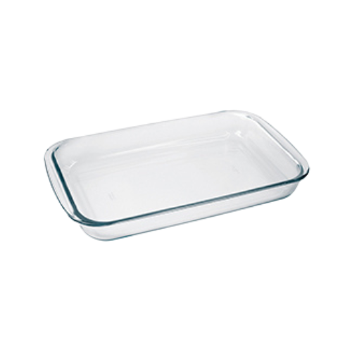 Plat de cuisson en verre rectangle Marinex 2.9 L