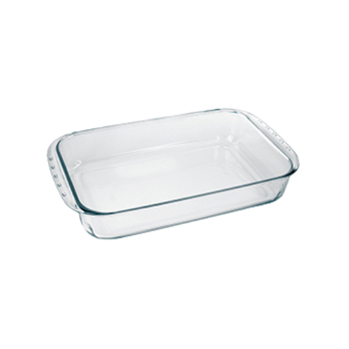 Plat de cuisson en verre rectangle Marinex 5.3L