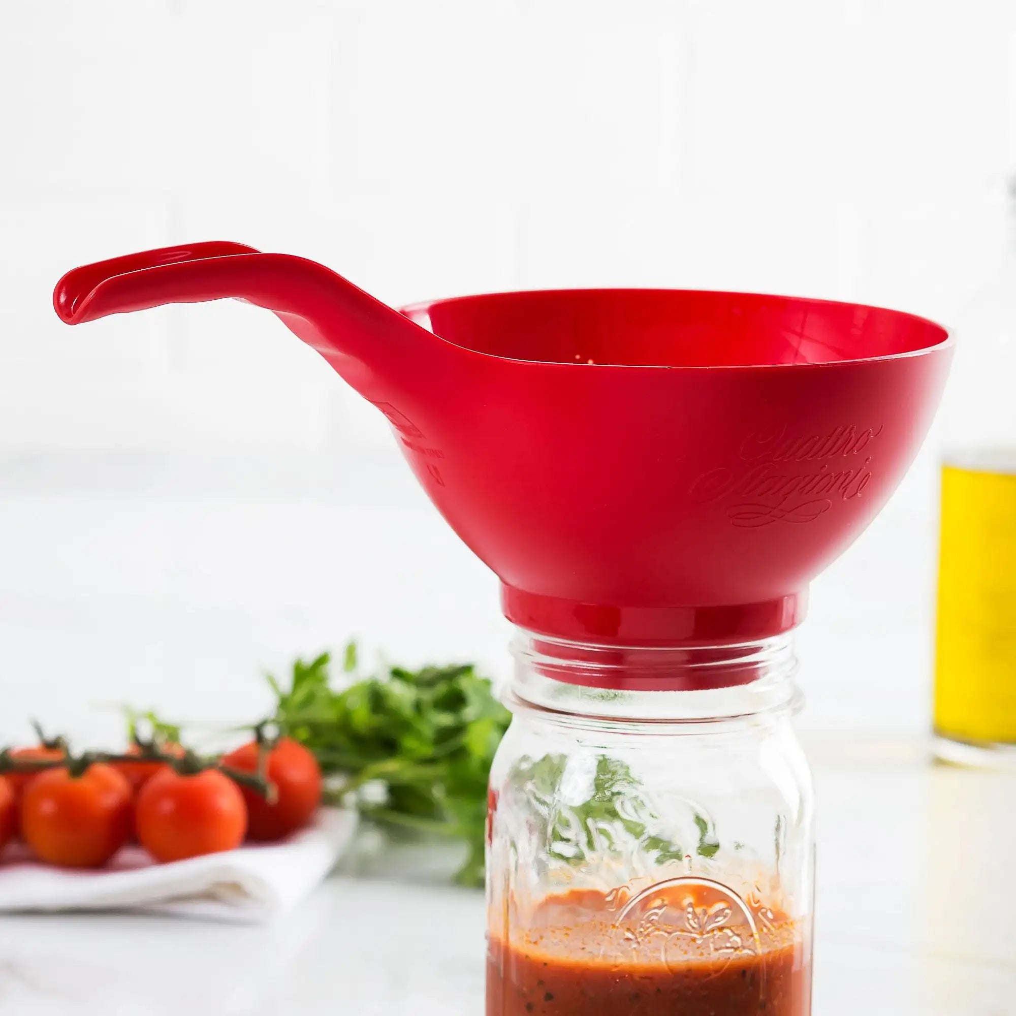 Entonnoir pour conserve Rouge - Trudeau