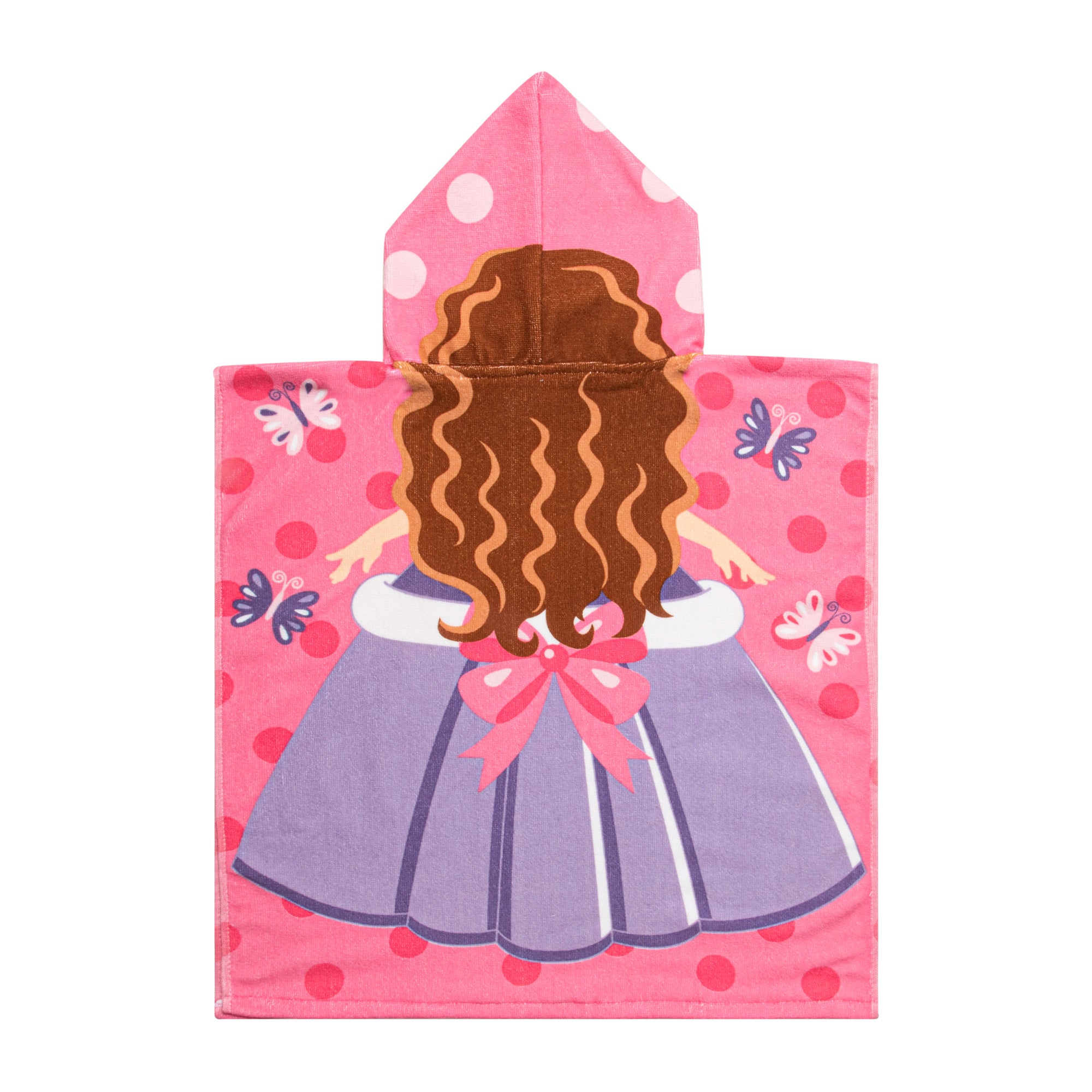 Serviette pour enfant avec capuchon Princesse