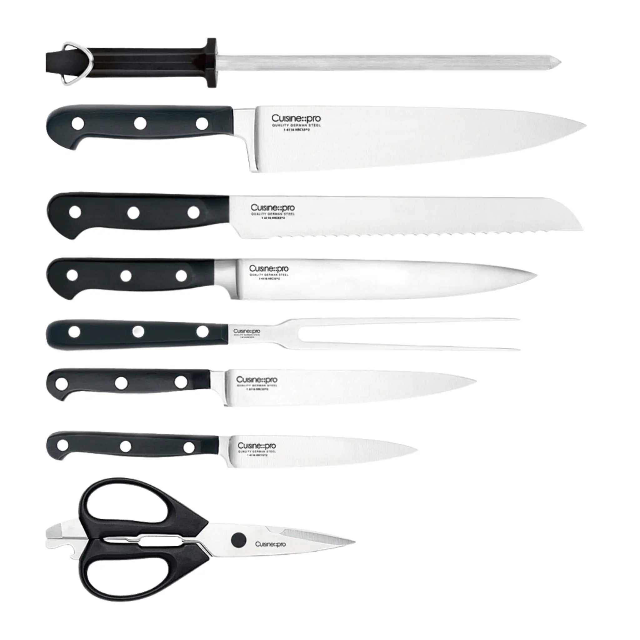 Bloc de couteaux SABRE™ 9 pièces - Cuisine::pro® Cuisine::pro®