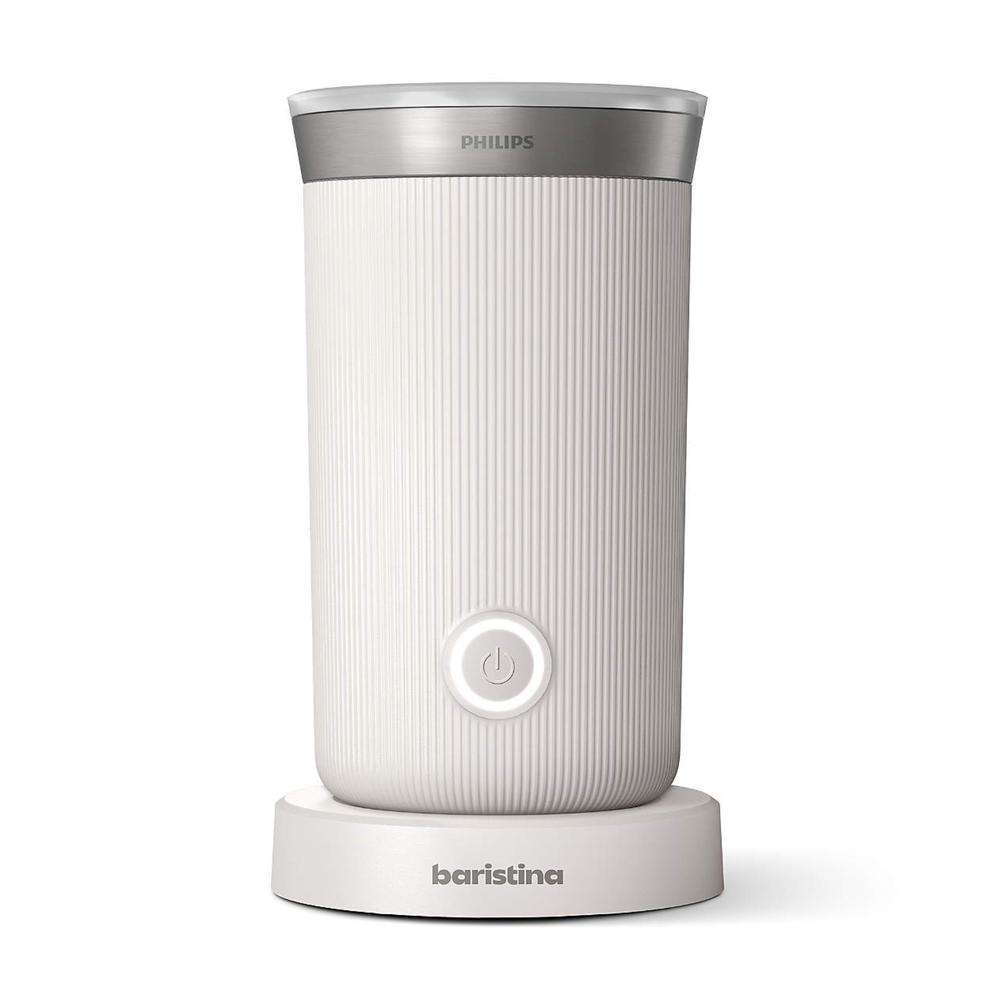 Machine à café semi-automatique Baristina blanche avec mousseur - Philips Philips