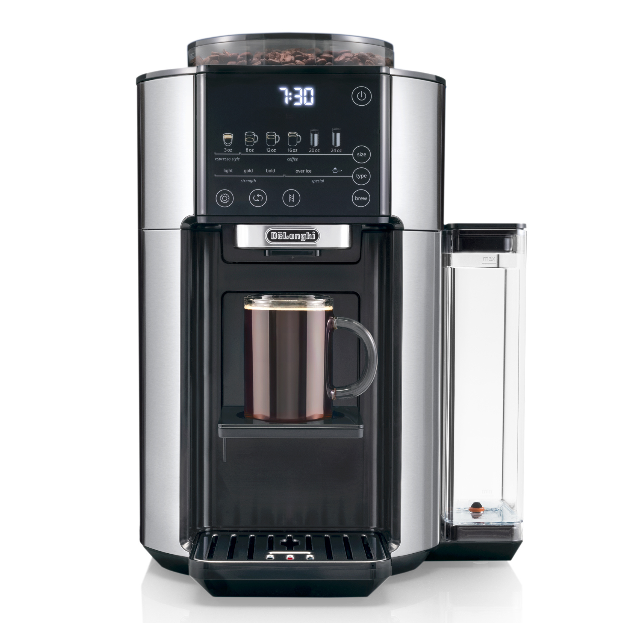 Machine à café automatique TrueBrew avec technologie Bean Extract – De’Longhi