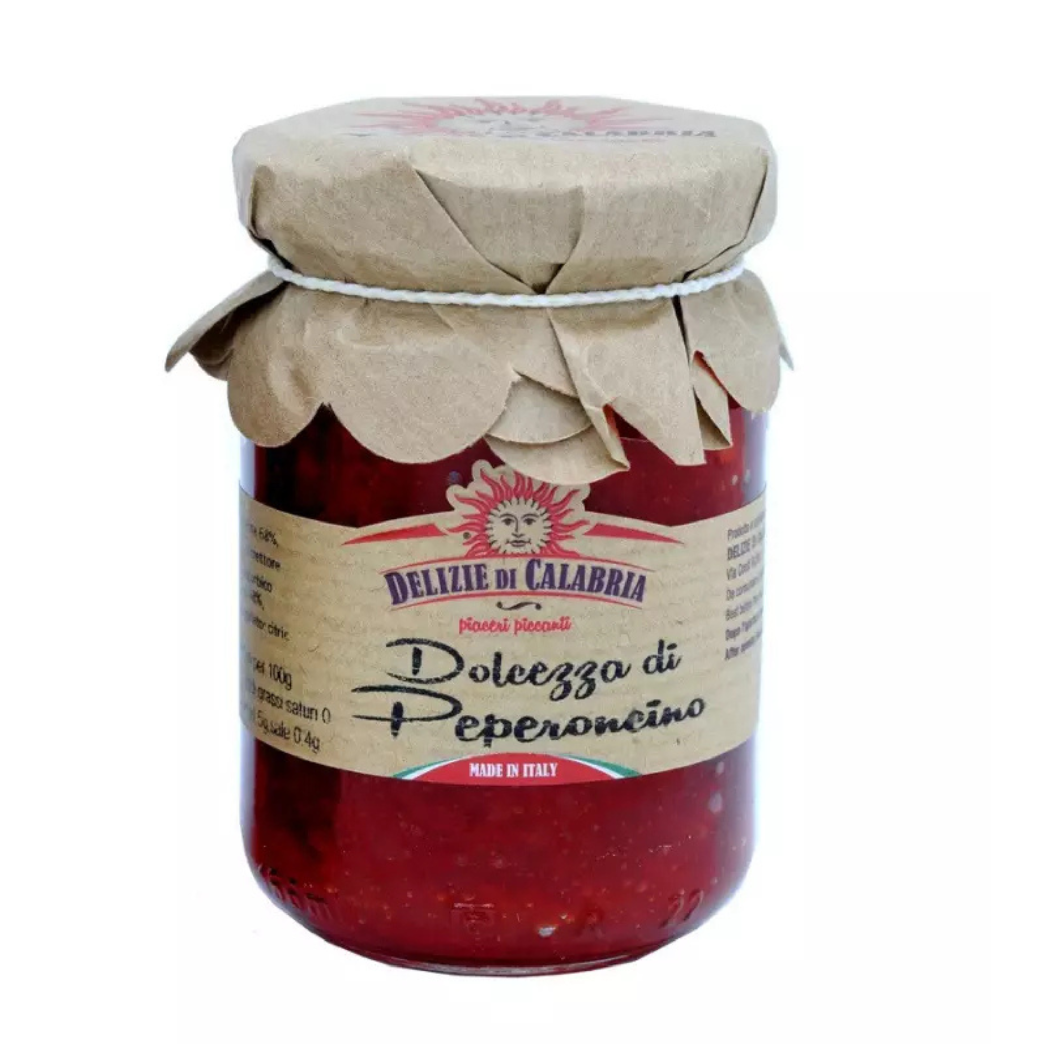 Confiture de piment doux 160g - Delizie di Calabria