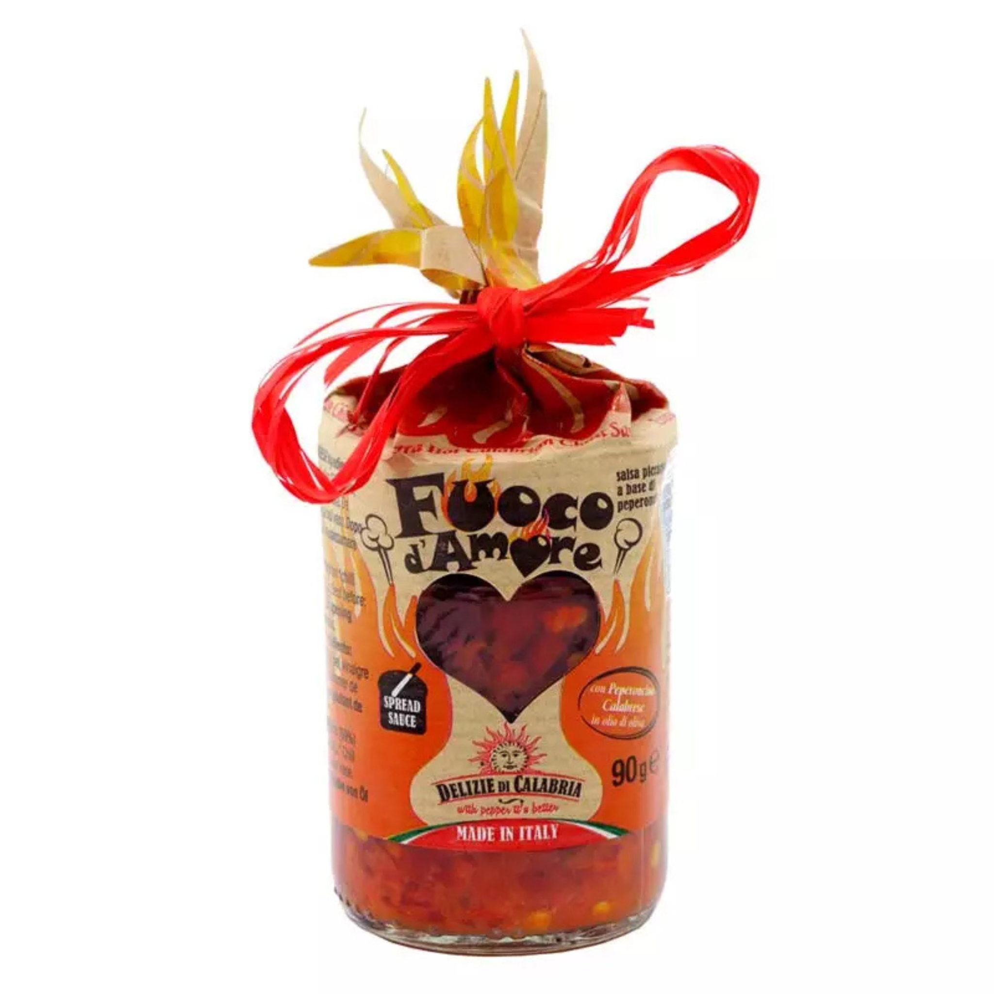 Sauce piquante extra forte Fuoco d'Amore 90g - Delizie di Calabria