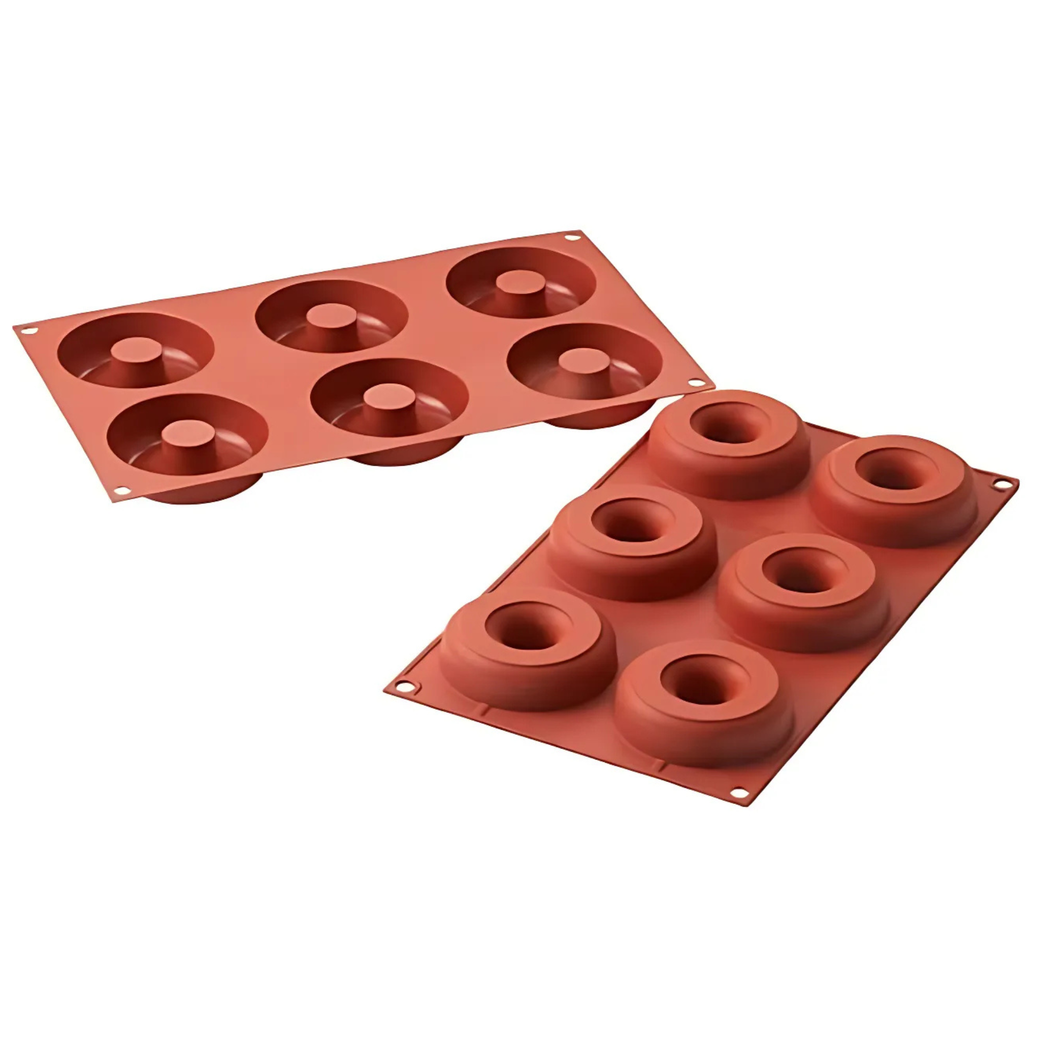 Moule à beignets 6 cavités en silicone - Silikomart