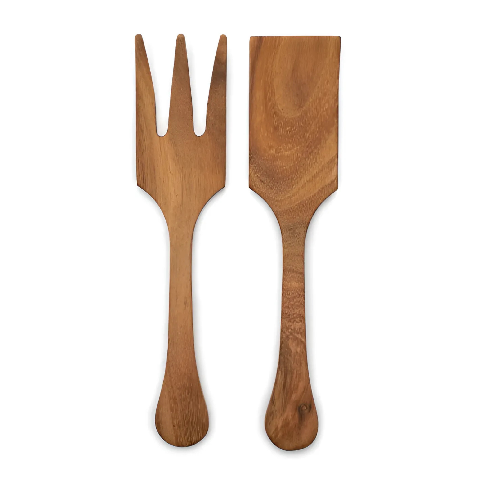 Ensemble de 2 ustensiles à salade extra-large en bois d'acacia - Fox Run