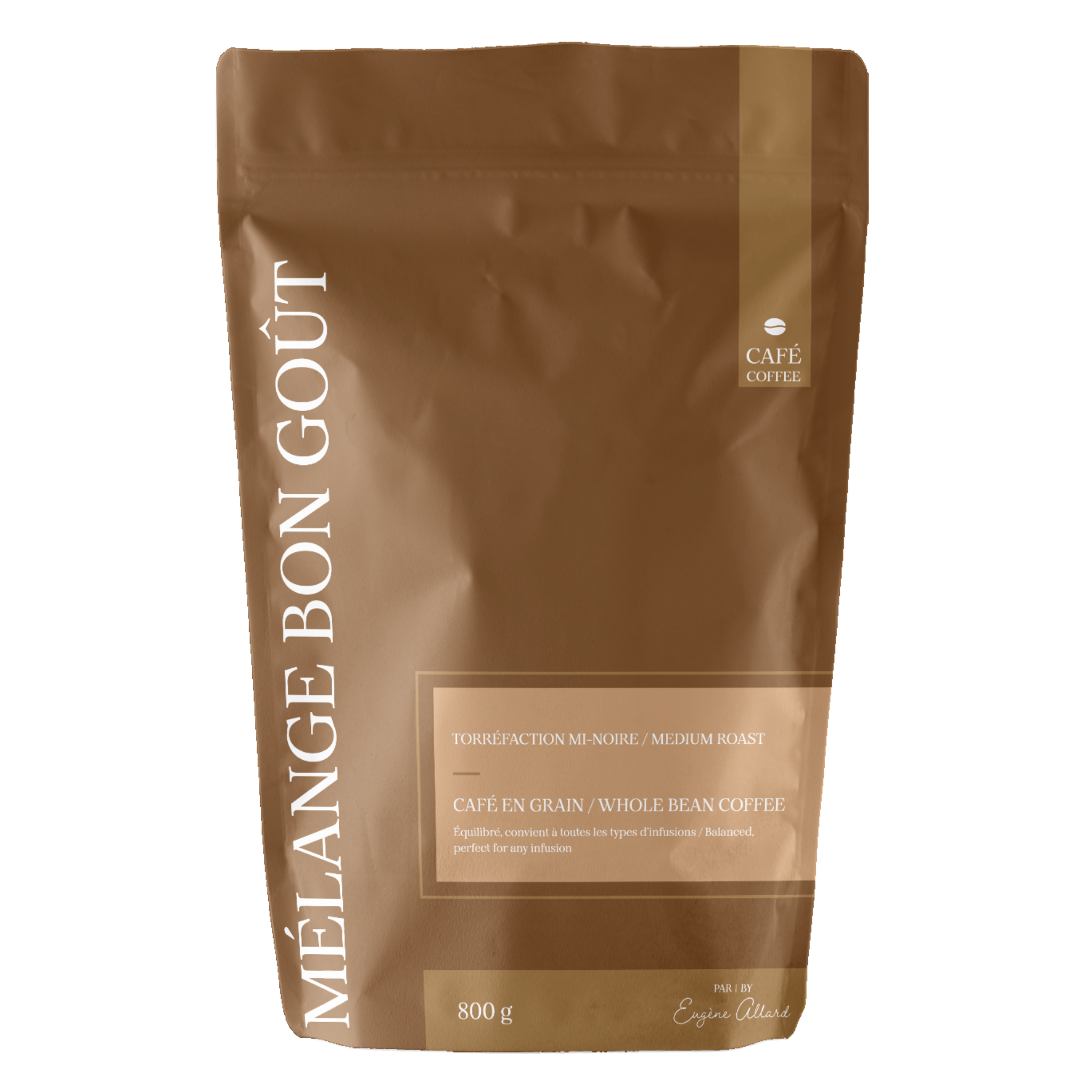 Café en grains Mélange Bon Goût 800 g - Eugène Allard