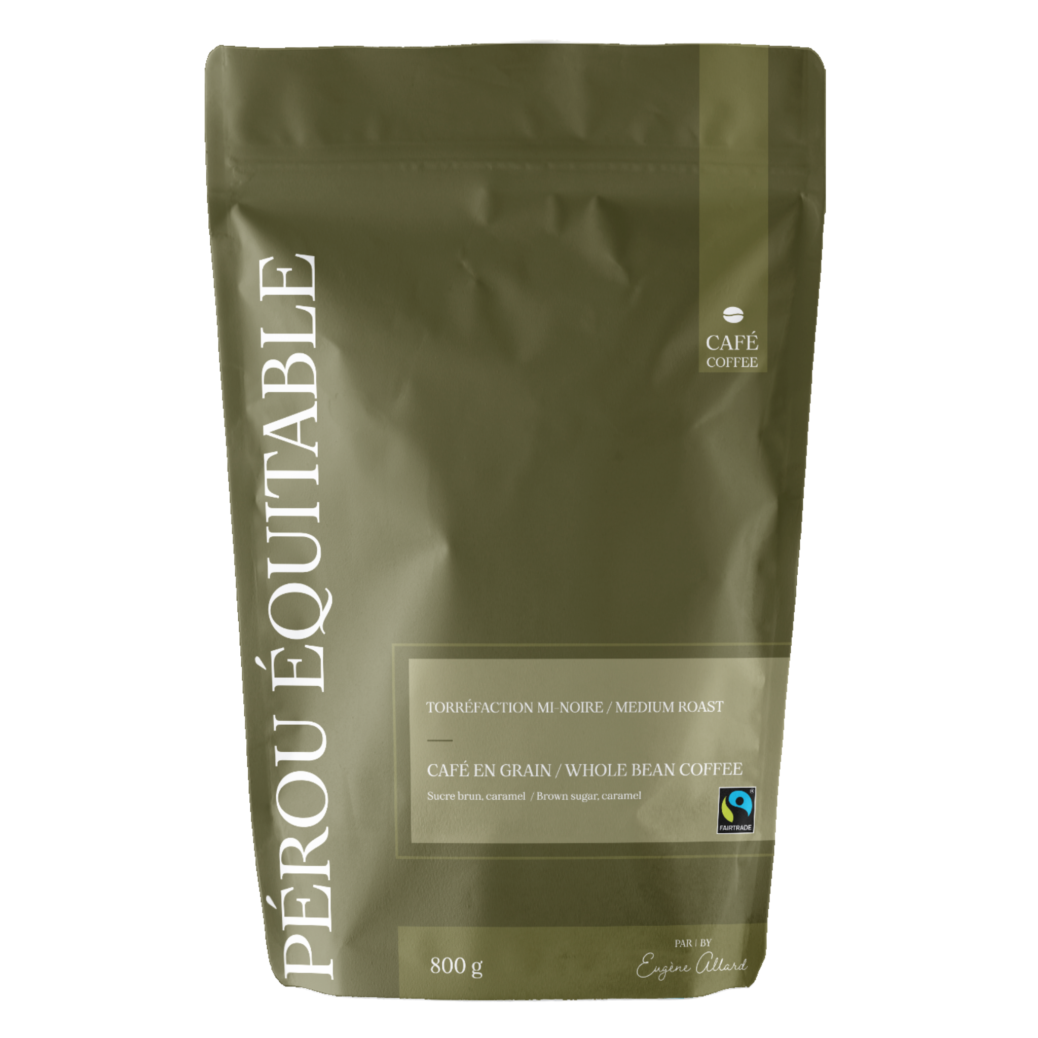 Café en grains Pérou Équitable 800 g - Eugène Allard