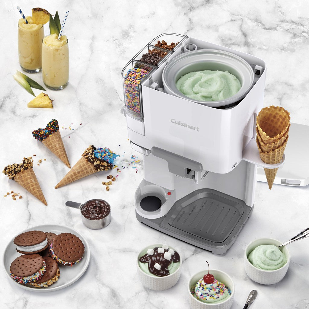 Fdit Machine à glace Machine à crème glacée entièrement