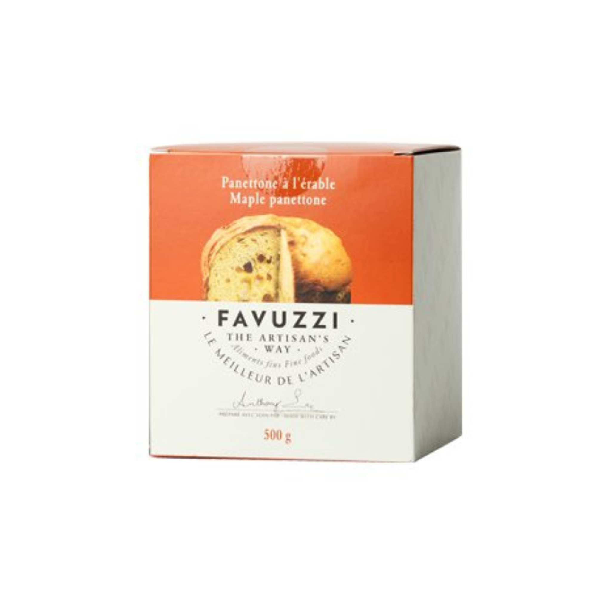 Maple panettone 500 g - Favuzzi