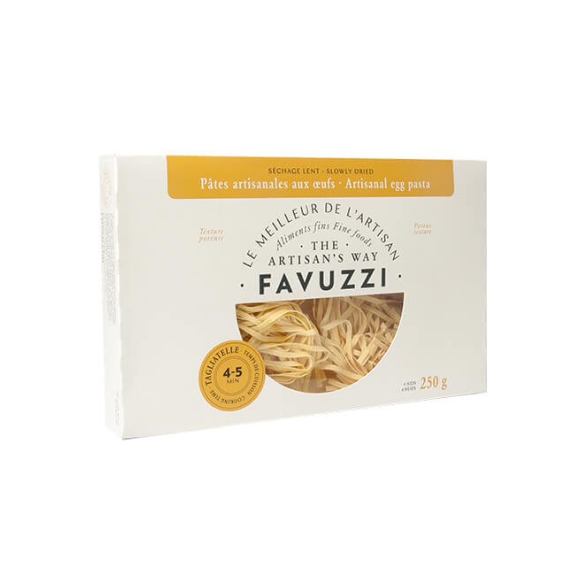 Pâtes artisanales tagliatelle aux oeufs 250 g - Favuzzi
