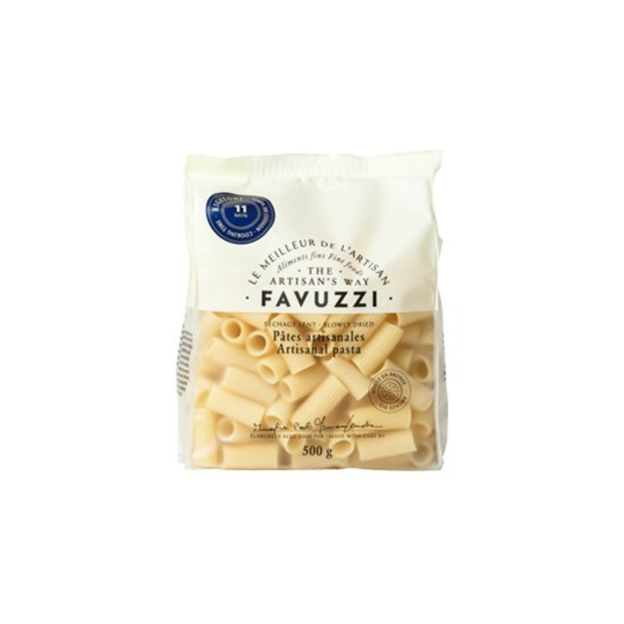 Rigatoni de blé dur 500 g - Favuzzi