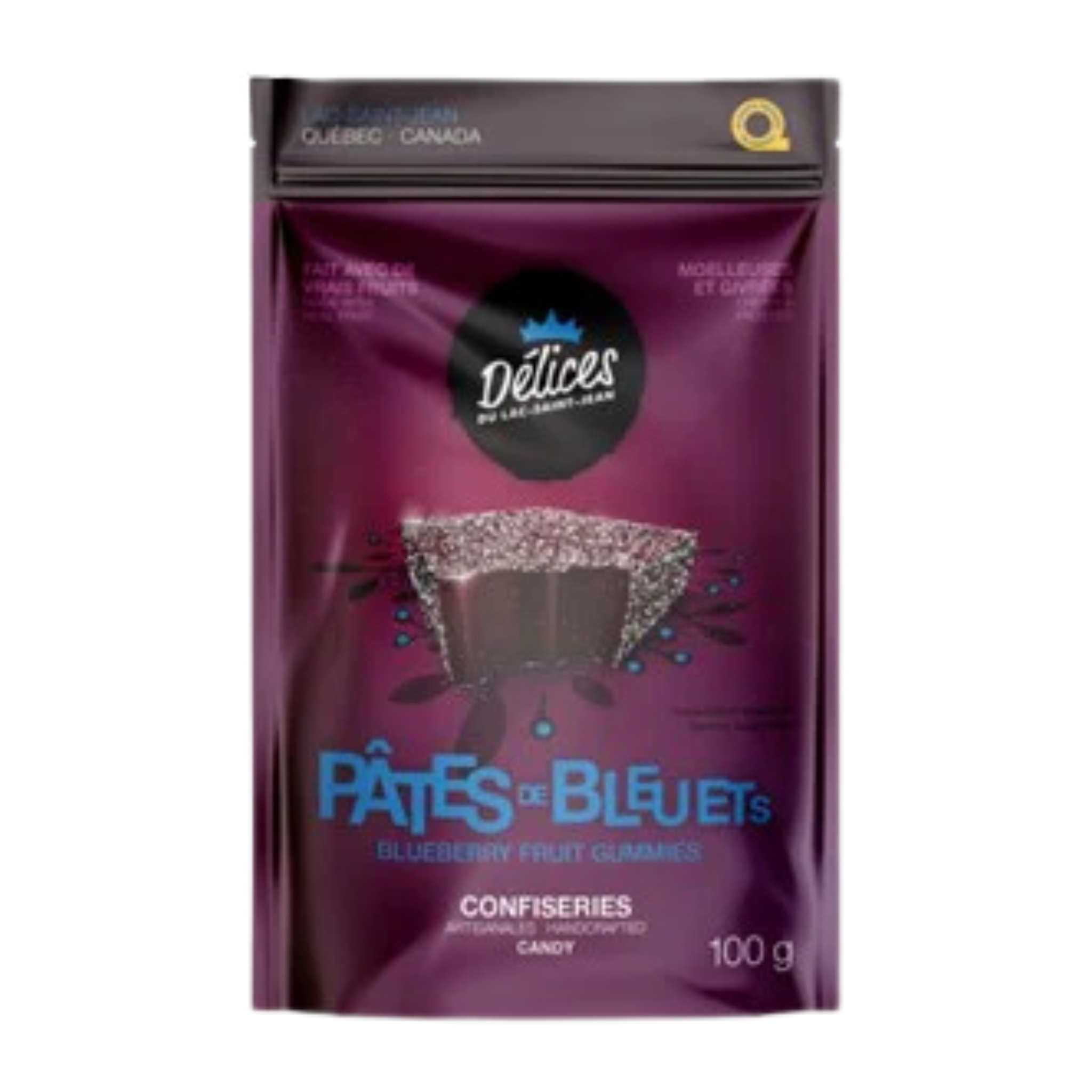 Wild Blueberry Pasta 100g - Délices du Lac-Saint-Jean