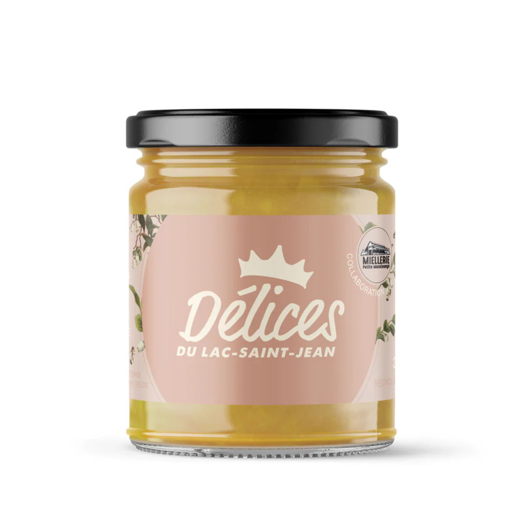 Miel brut de fleurs de bleuets sauvages 340g - Délices du Lac St-Jean