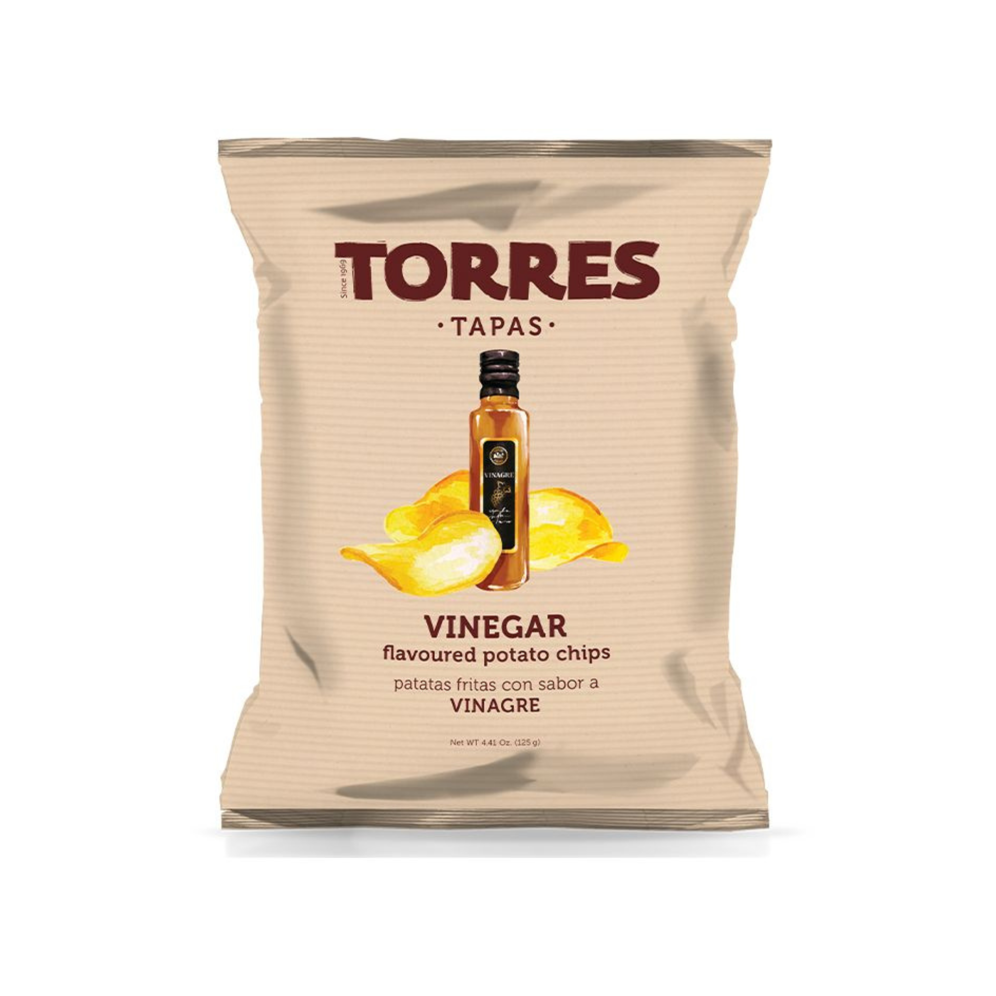 Salt &amp; Vinegar Chips 125g