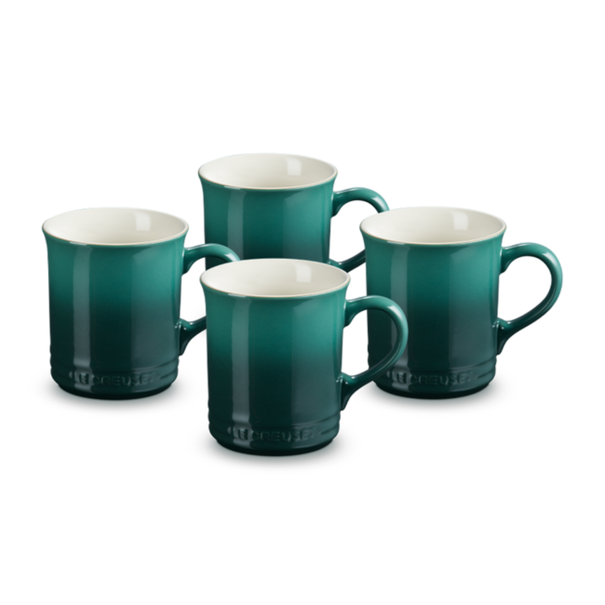Ensemble de 4 tasses en grès Artichaut 400 ml - Le Creuset
