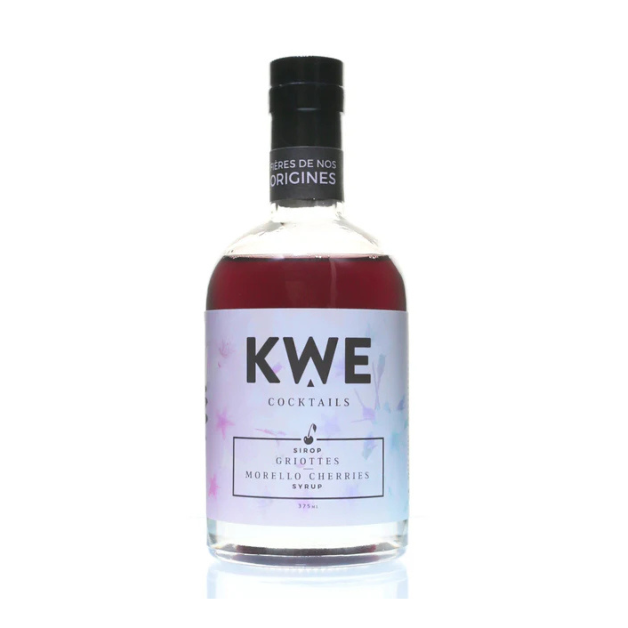 Sirop de cerises Griottes 375ml - KWE cocktails