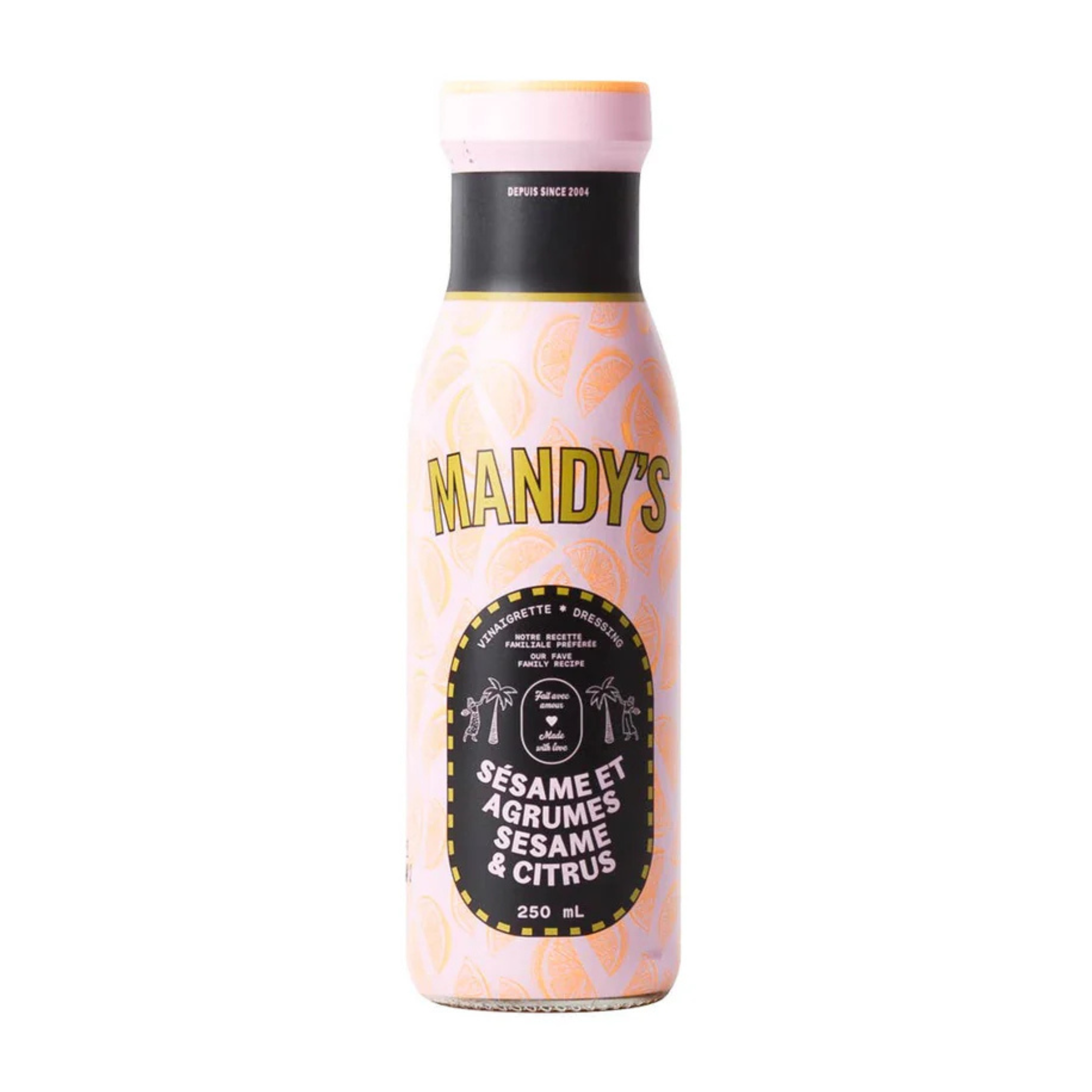 Vinaigrette sésame et agrumes 250 ml - Mandy's