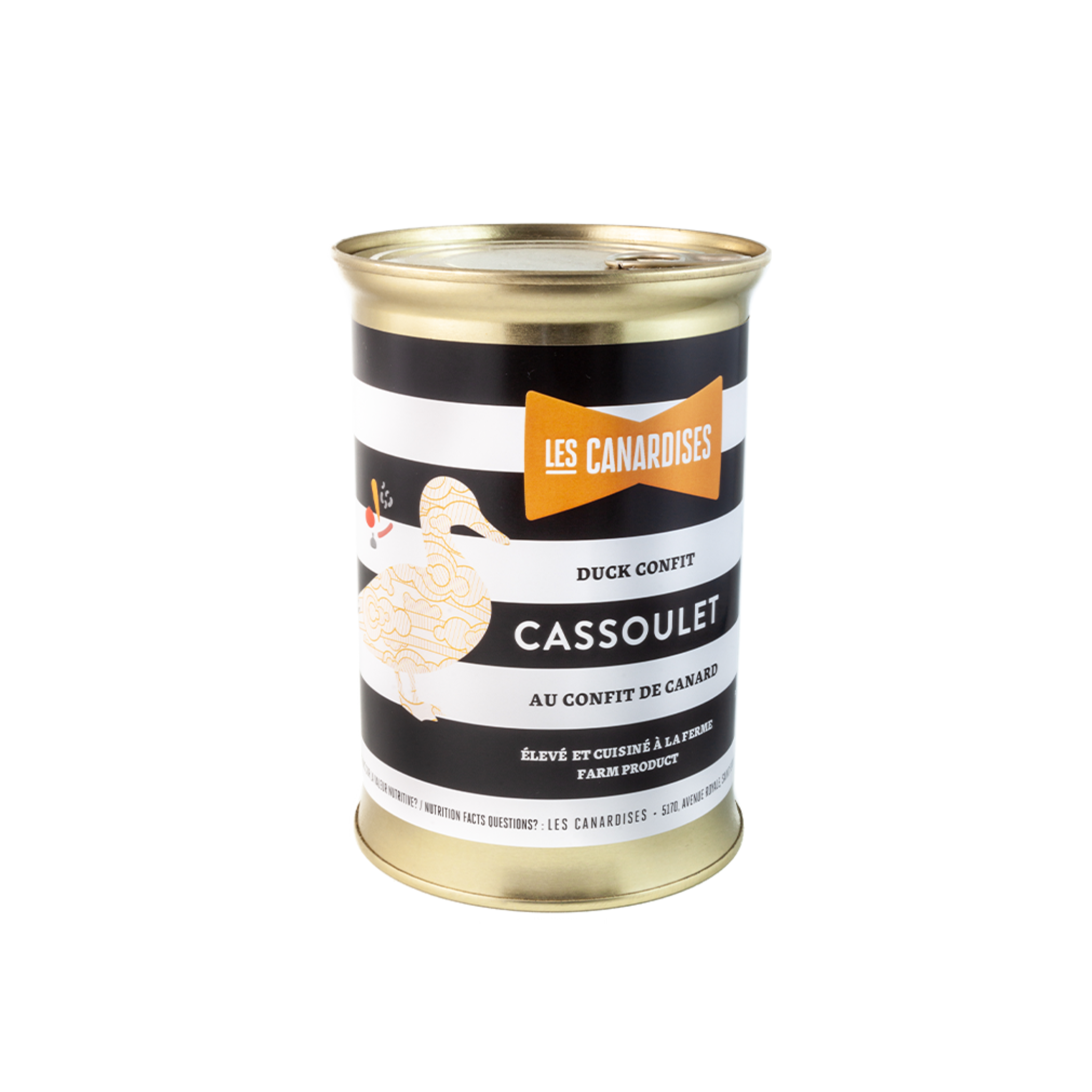 Cassoulet au confit de canard 900g - Les Canardises