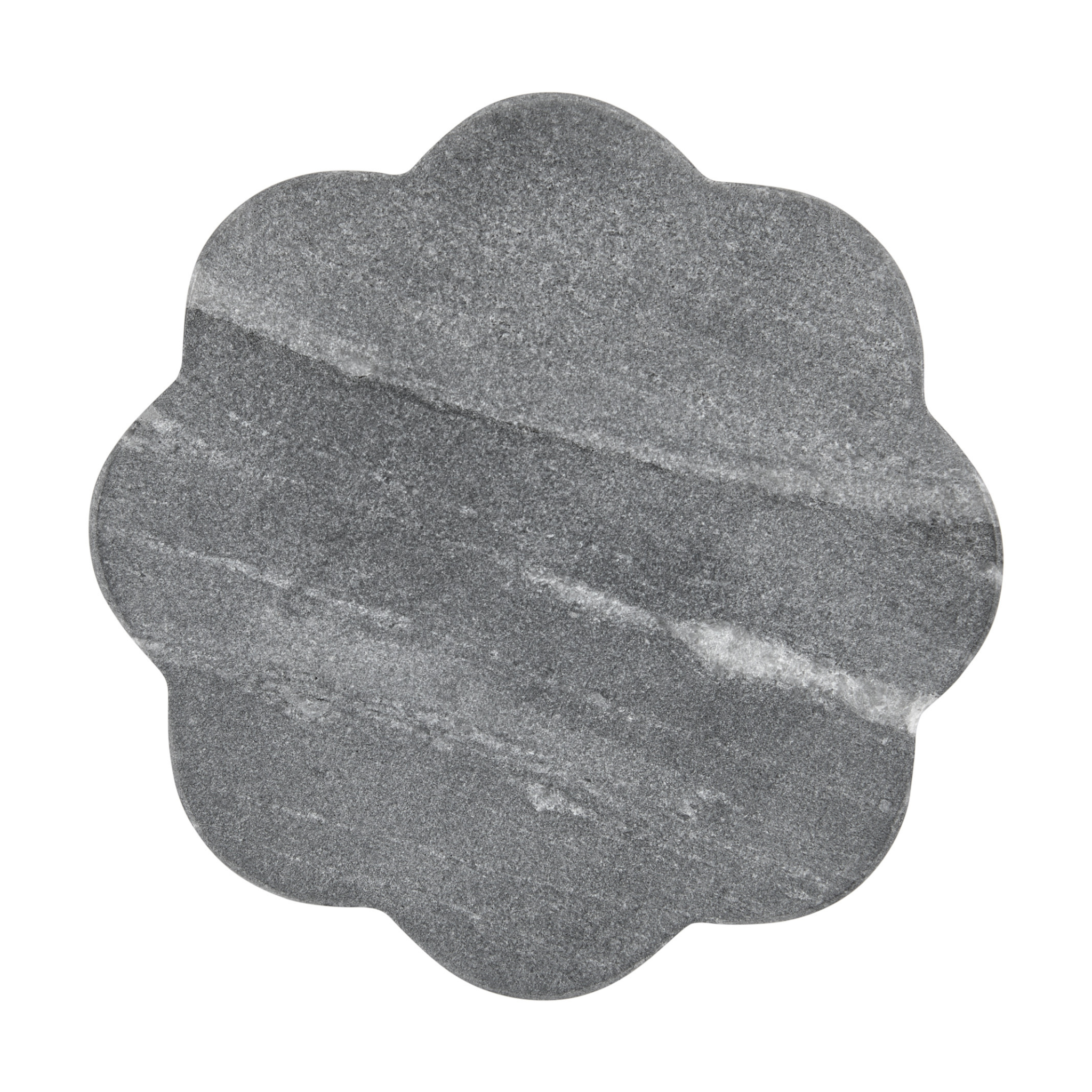 Sous-verre en marbre en forme de fleur Charcoal - Maxwell & Williams