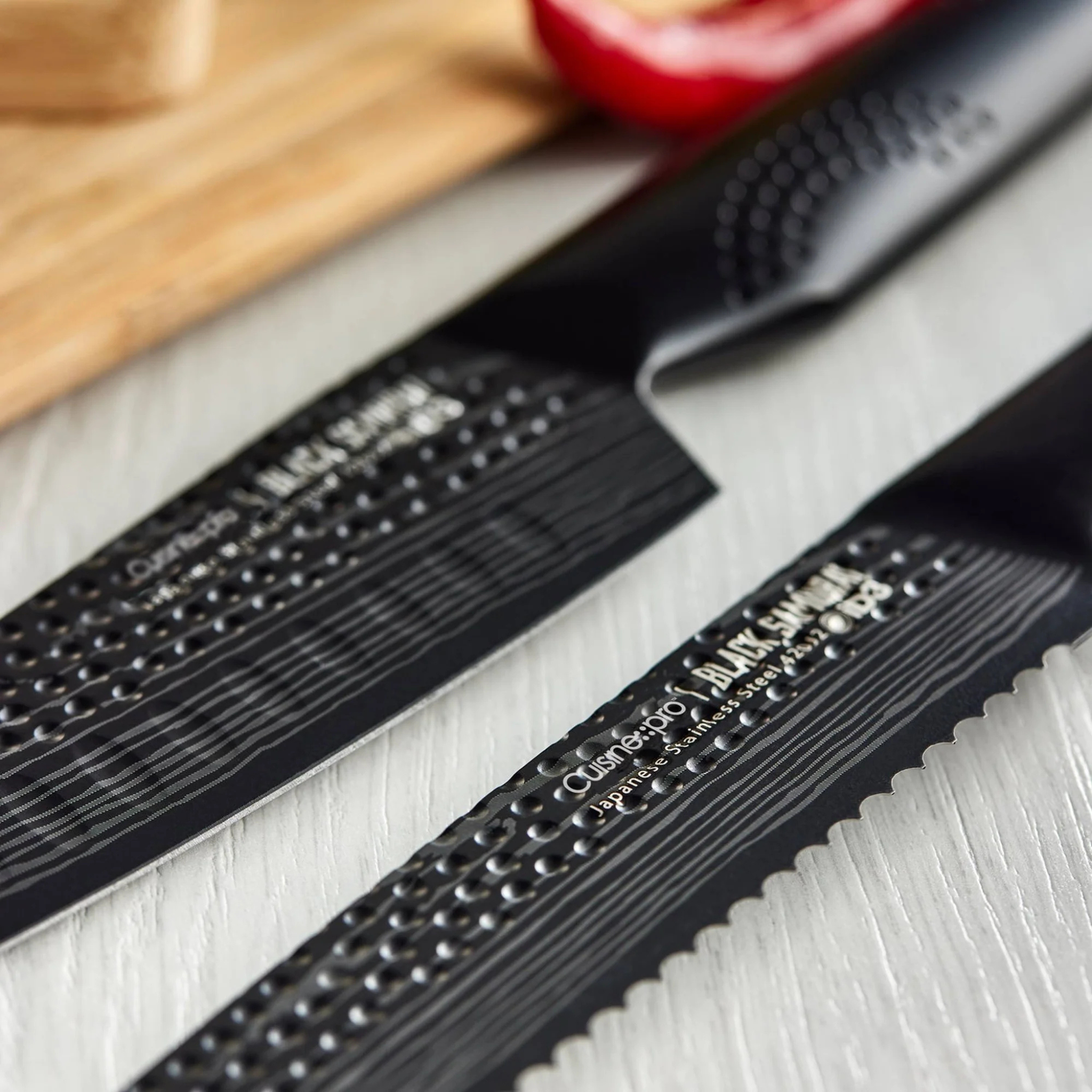 ensemble couteaux iD3 BLACK SAMURAI™ Sakai dans bloc design